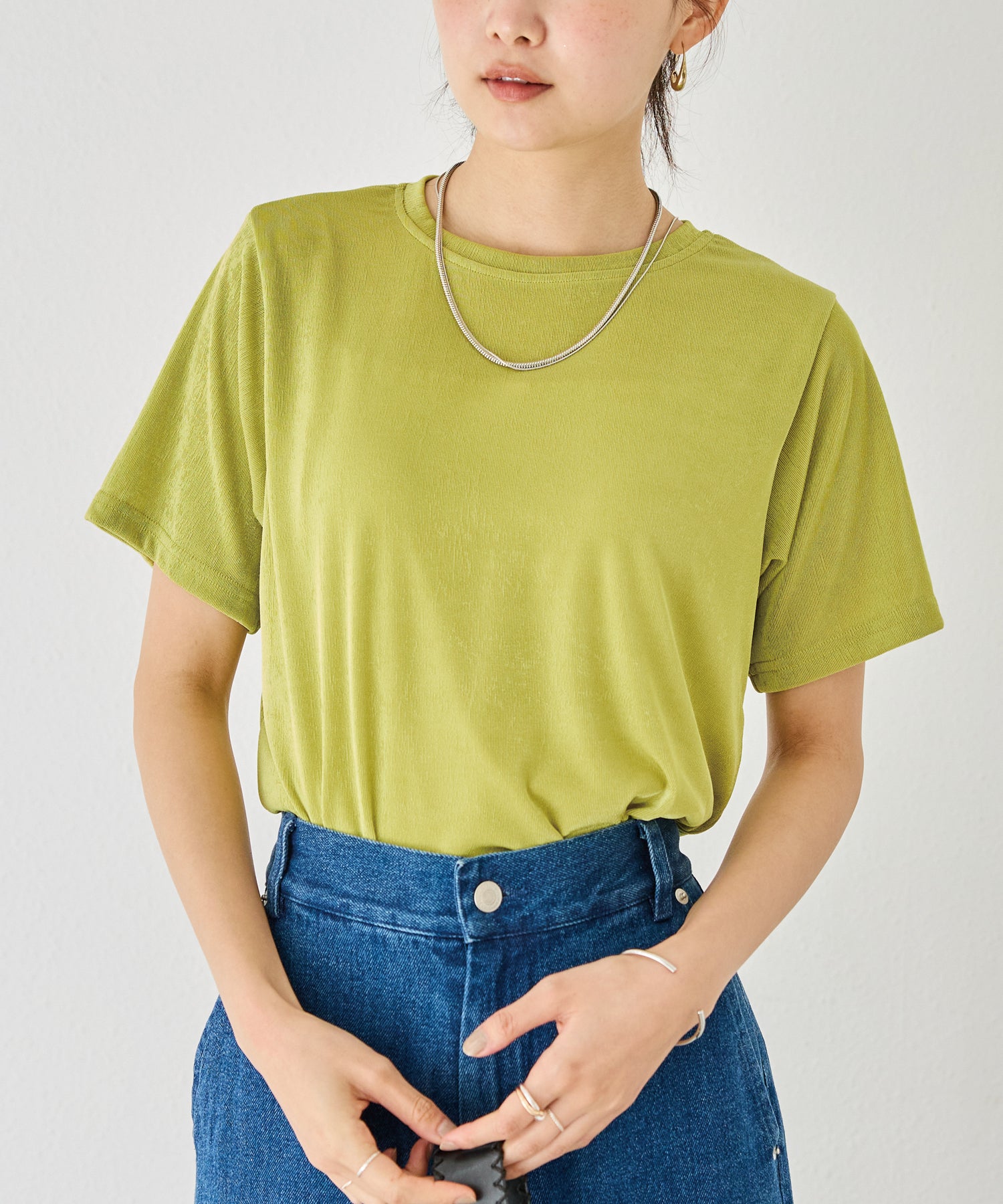 グリーン model:160cm 着用サイズ:M