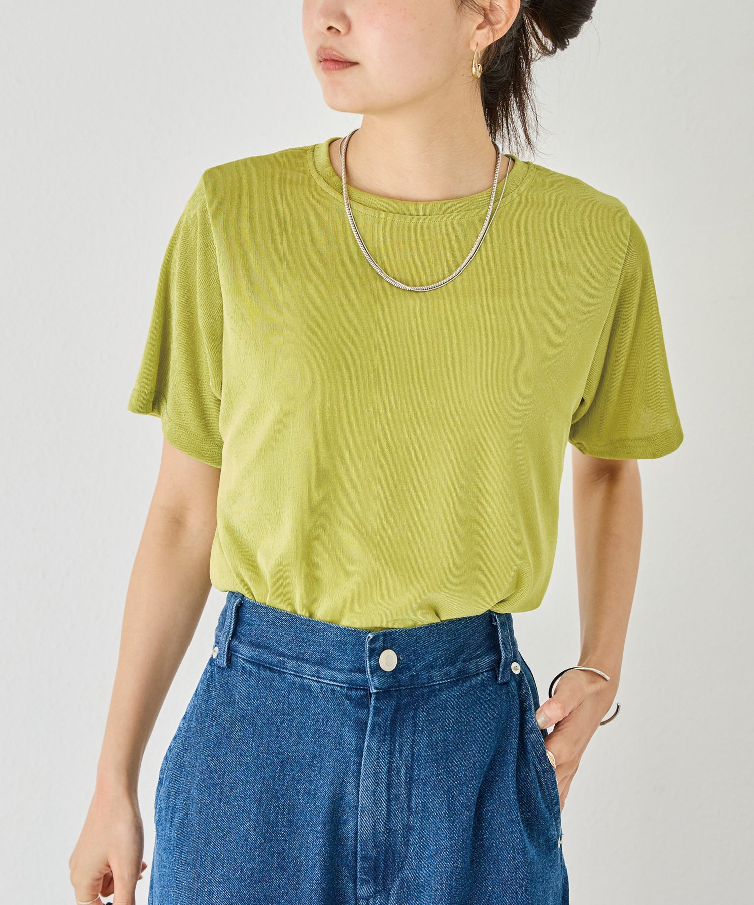 グリーン model:160cm 着用サイズ:M