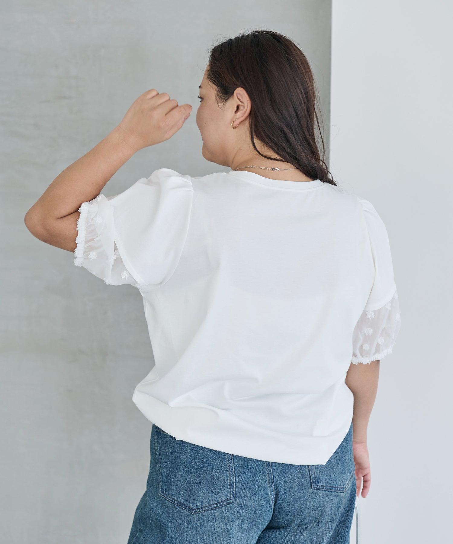 オフホワイト model:161cm 着用サイズ:3L