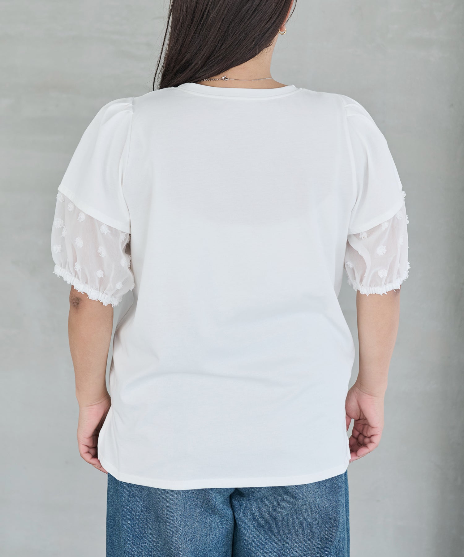 バック オフホワイト model:161cm 着用サイズ:3L