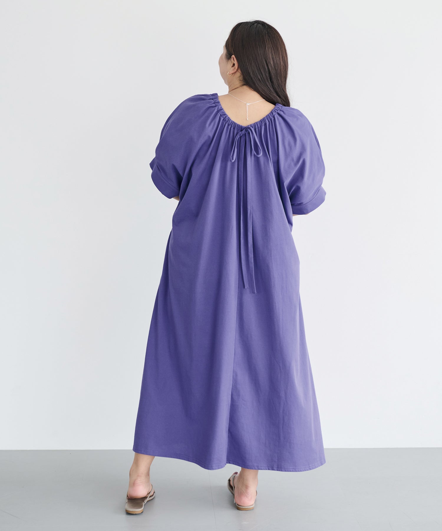 パープル model:161cm 着用サイズ:3L