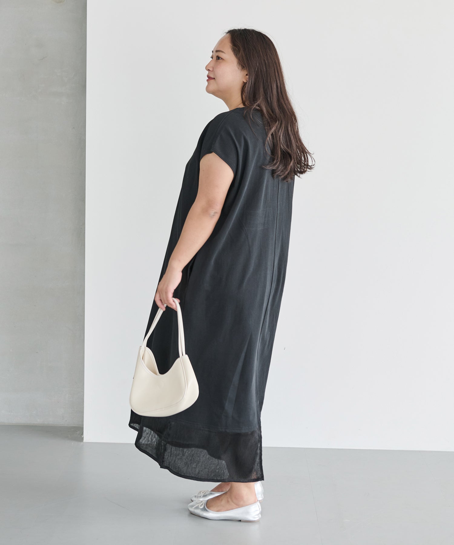 ブラック model:161cm 着用サイズ:3L