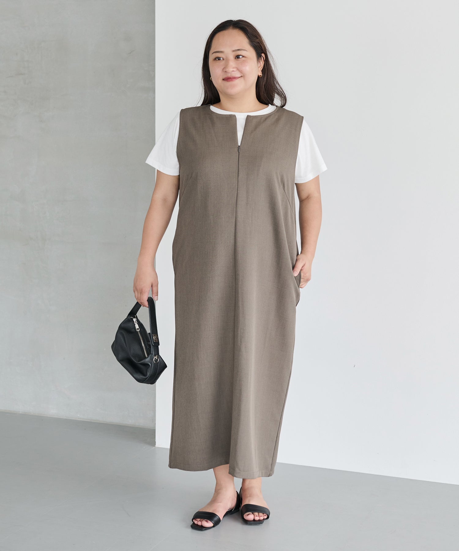 モカ model:161cm 着用サイズ:3L