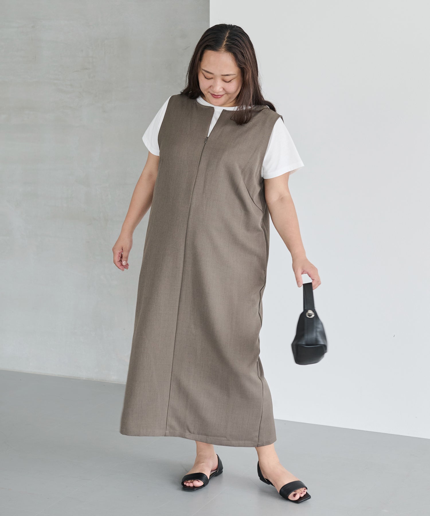 モカ model:161cm 着用サイズ:3L