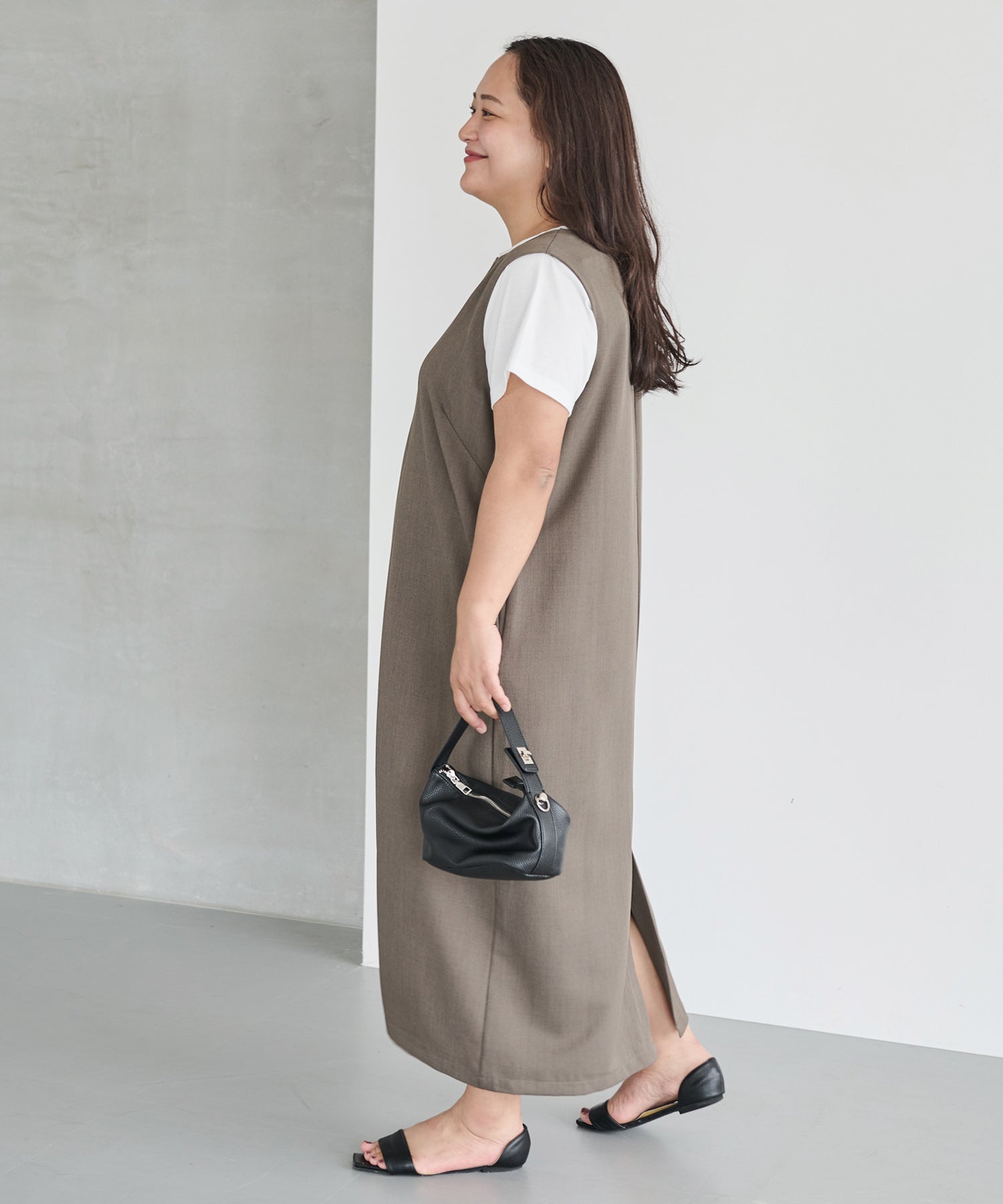 モカ model:161cm 着用サイズ:3L