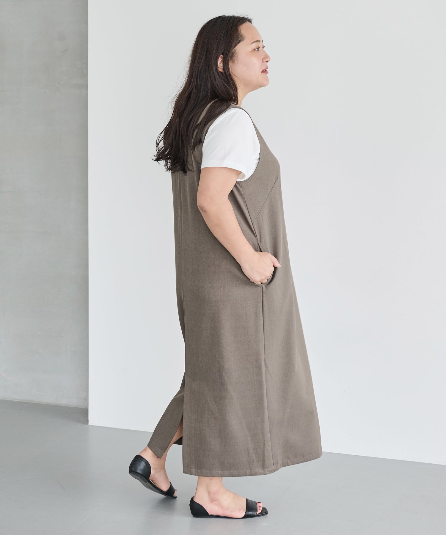 モカ model:161cm 着用サイズ:3L