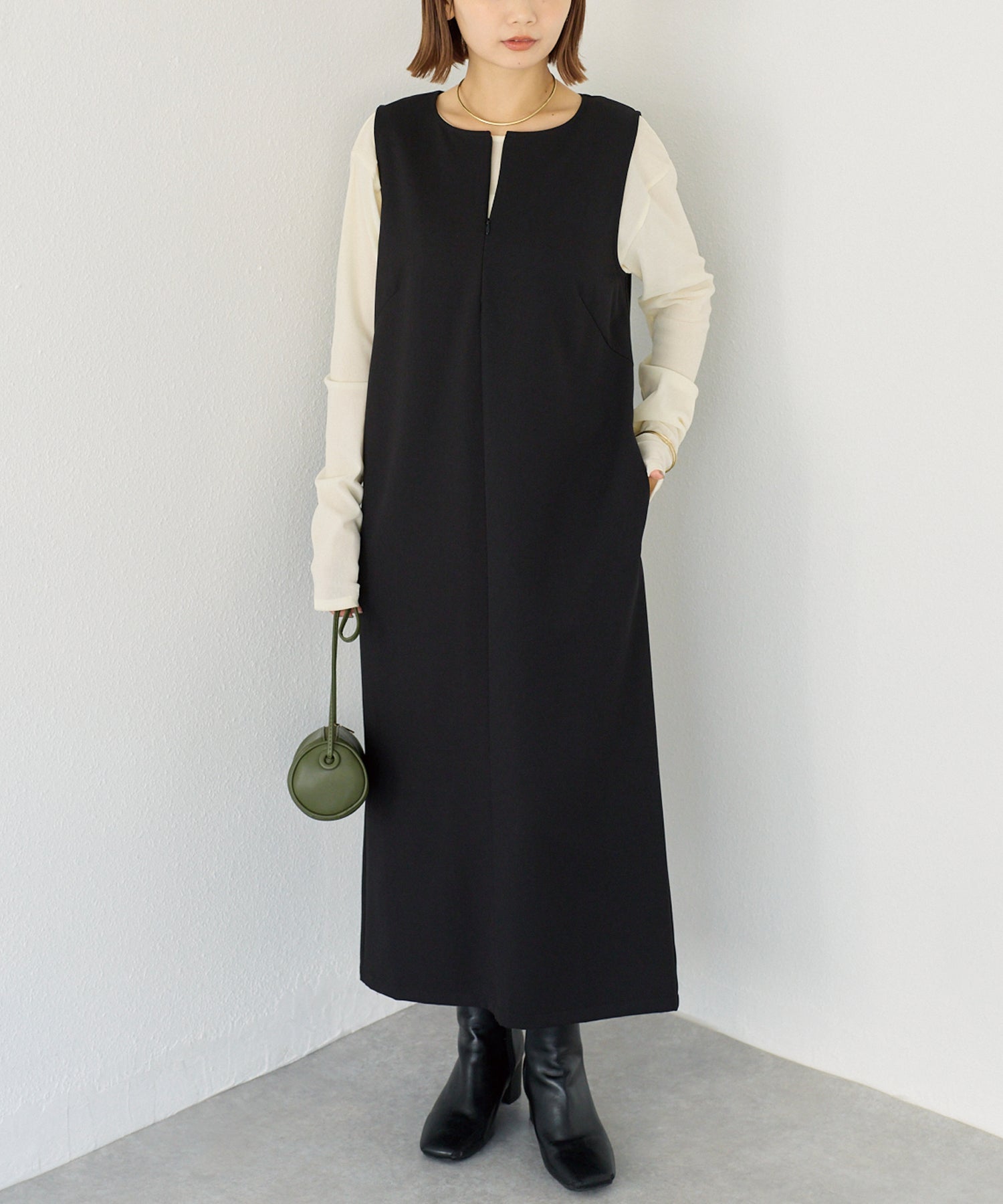 ブラック model:156cm 着用サイズ:M