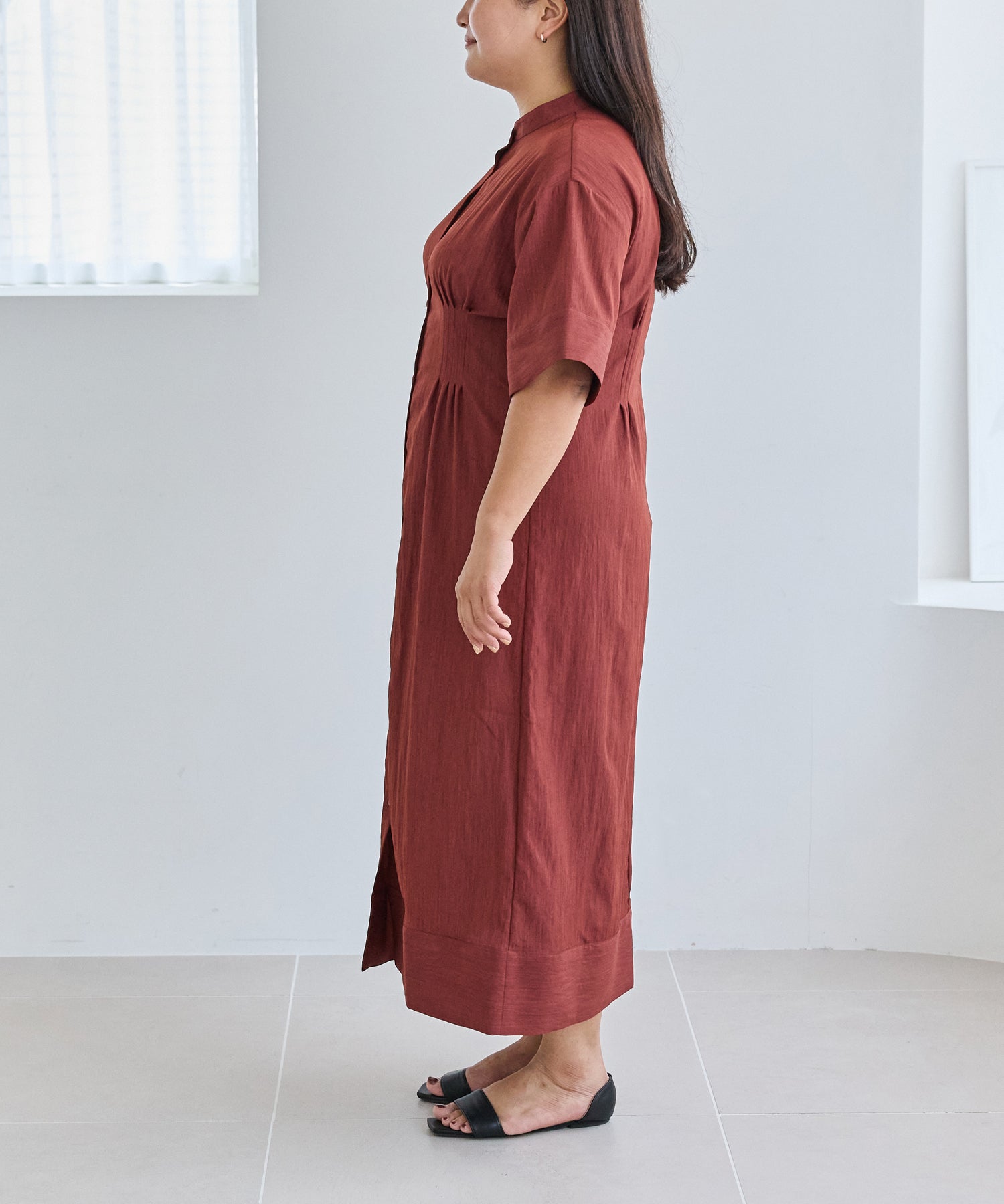 サイド オレンジ model:161cm 着用サイズ:3L