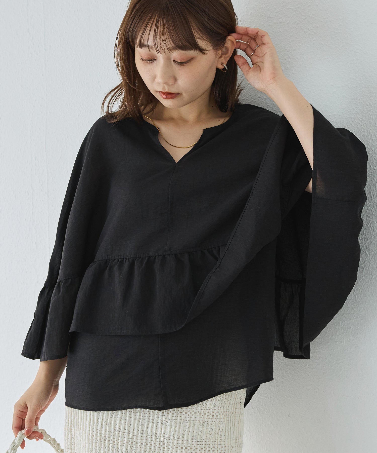 ブラック model:156cm 着用サイズ:M