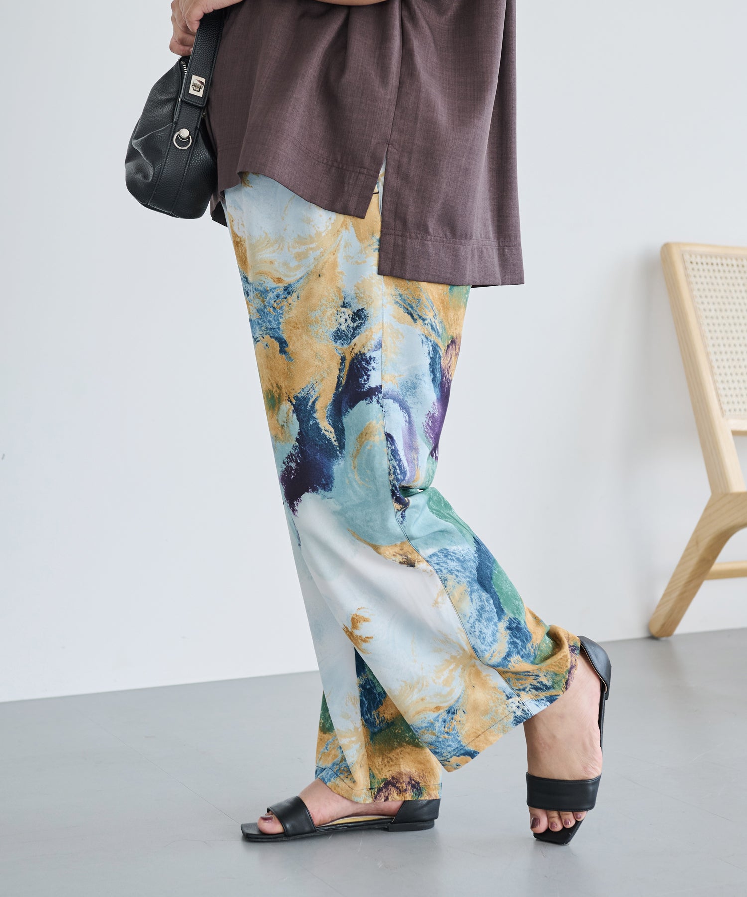 ブルー model:161cm 着用サイズ:3L