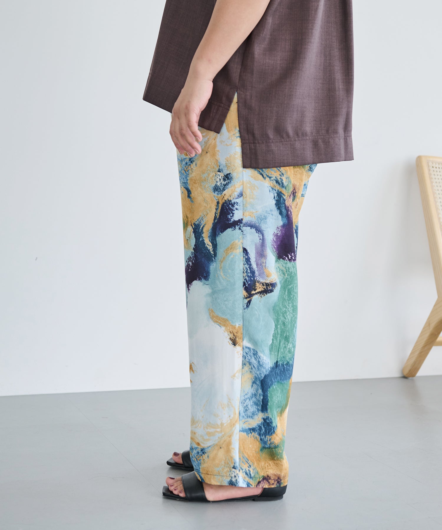 サイド ブルー model:161cm 着用サイズ:3L