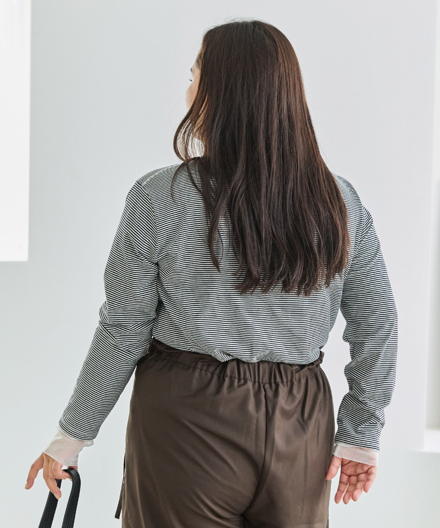 ブラックボーダー model:161cm 着用サイズ:3L