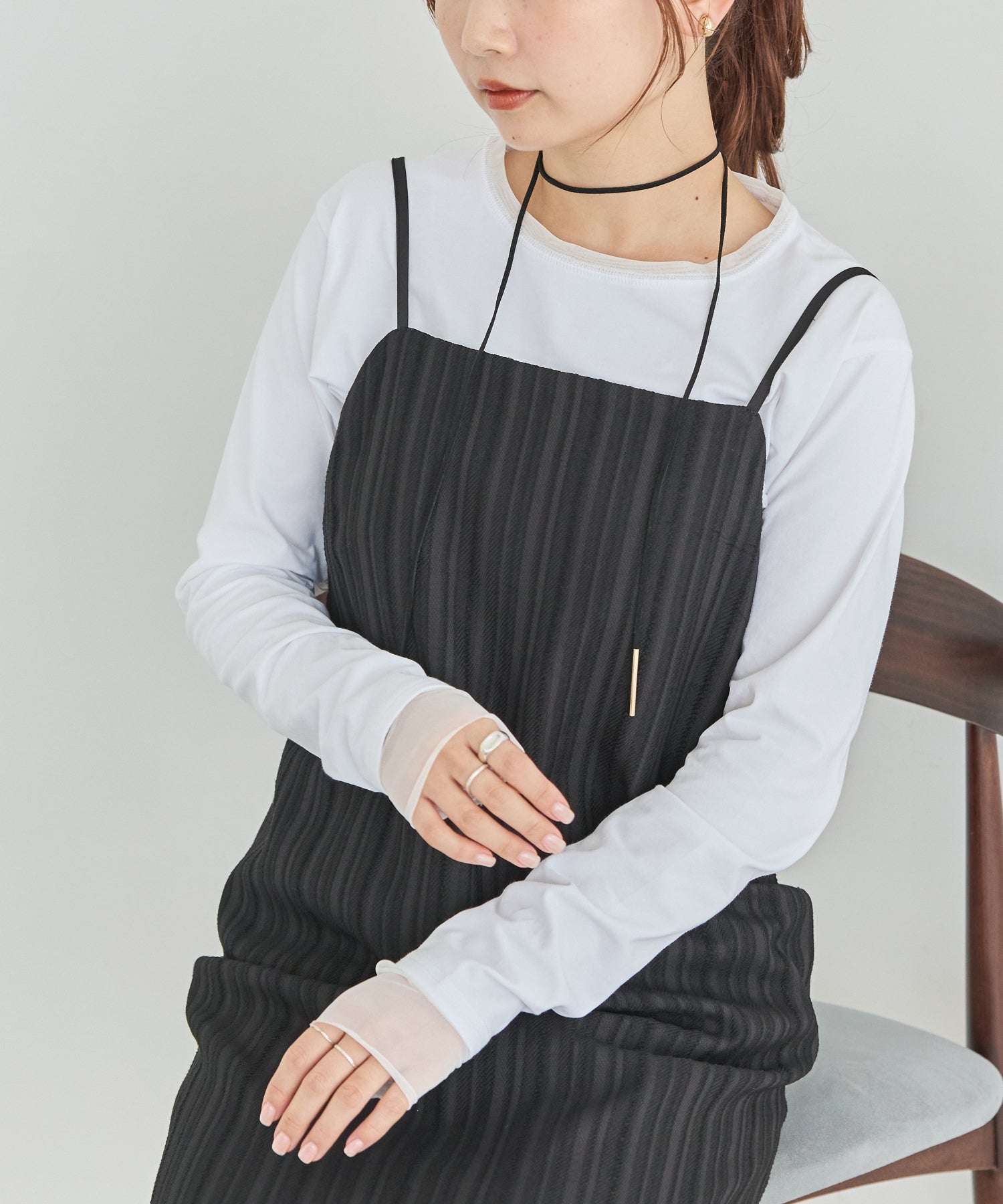 オフホワイト model:156cm 着用サイズ:M