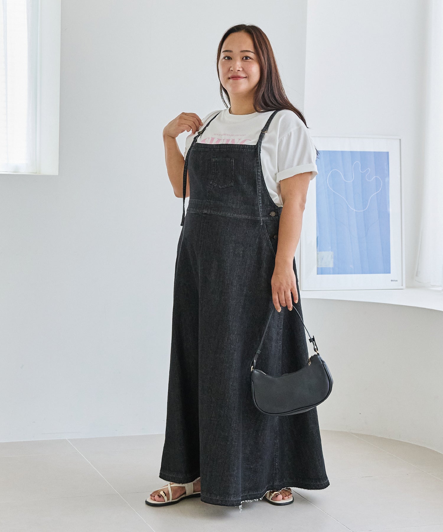ブラック model:161cm 着用サイズ:3L