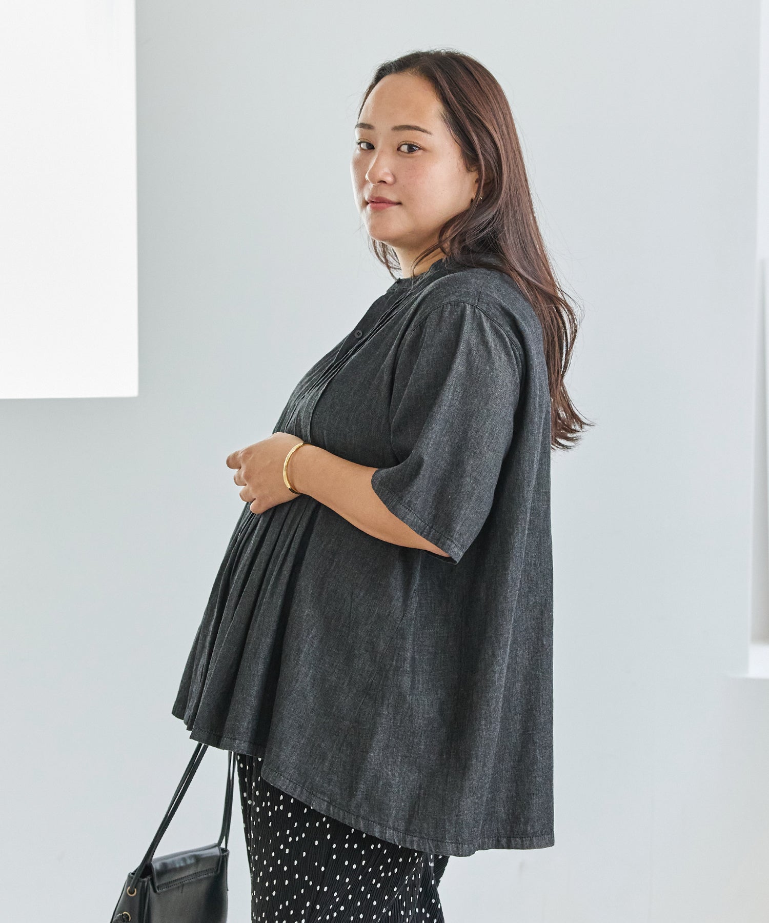 ブラック model:161cm 着用サイズ:3L