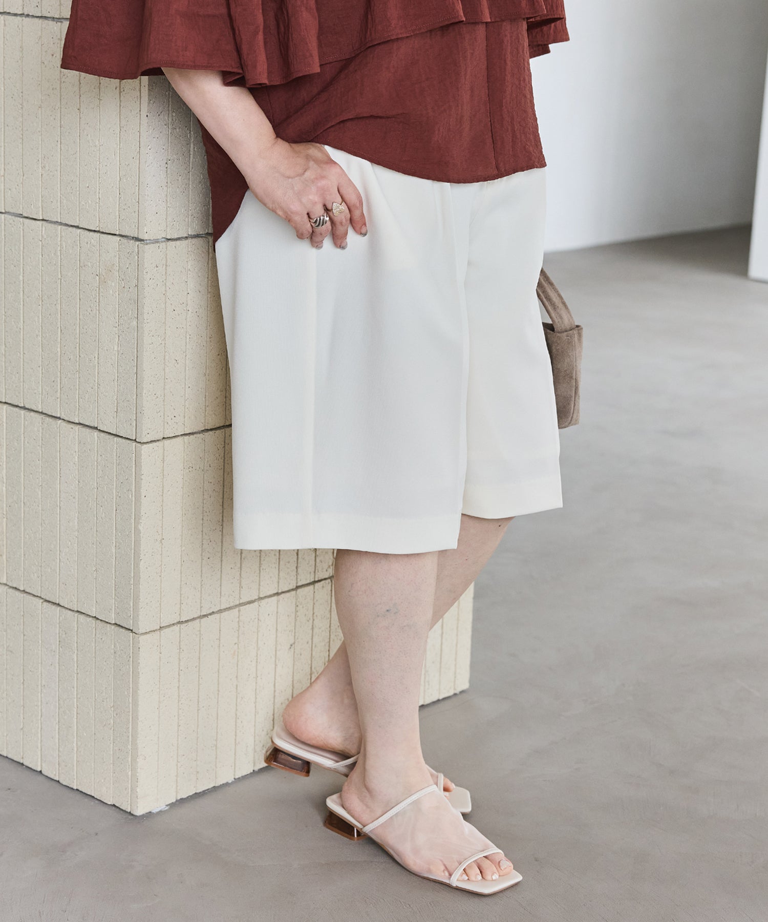 オフホワイト model:163cm 着用サイズ:3L