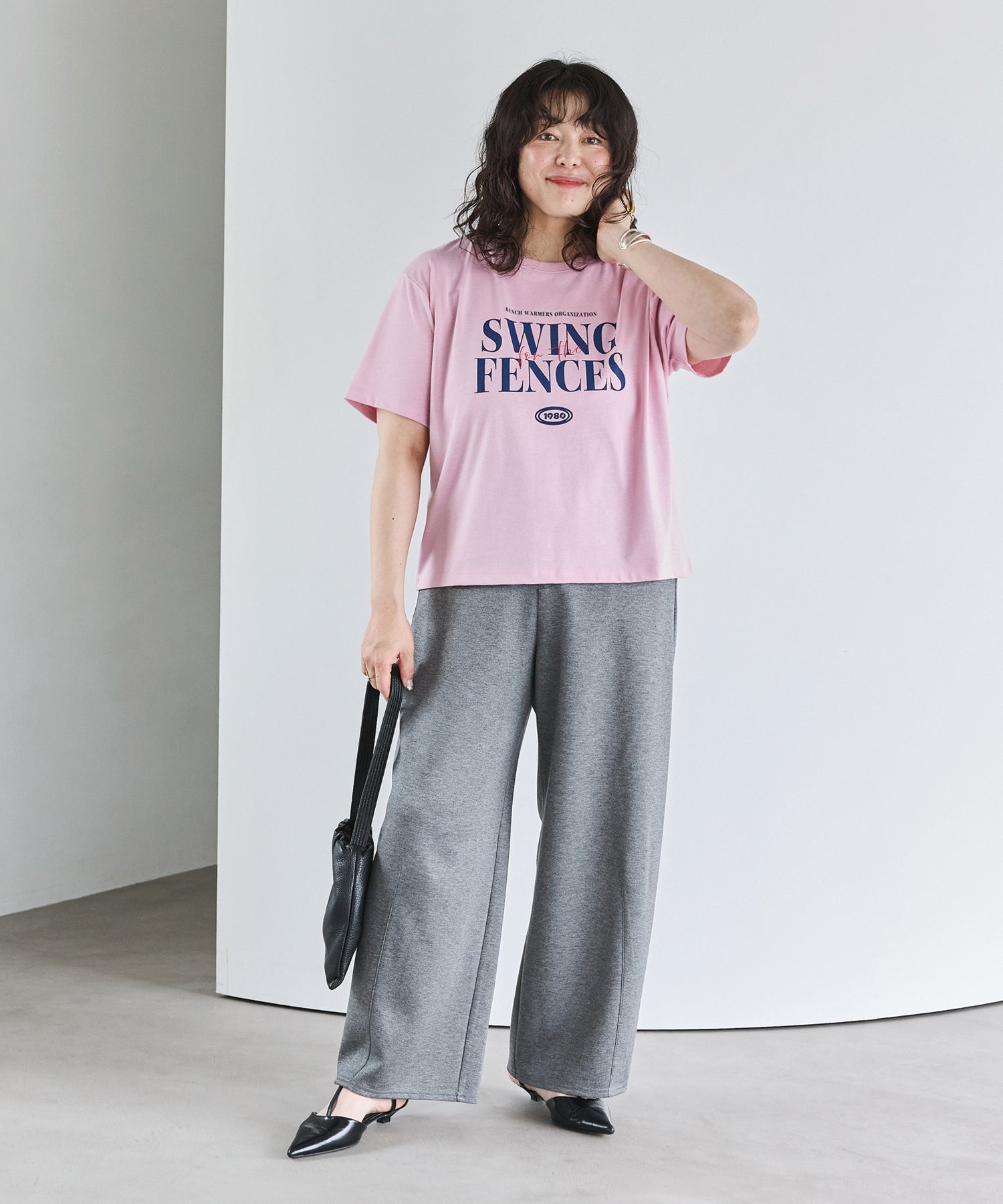【洗える】カーブポンチパンツ