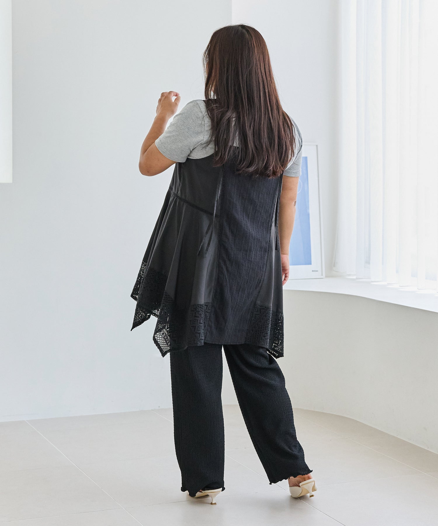 ブラック model:161cm 着用サイズ:3L