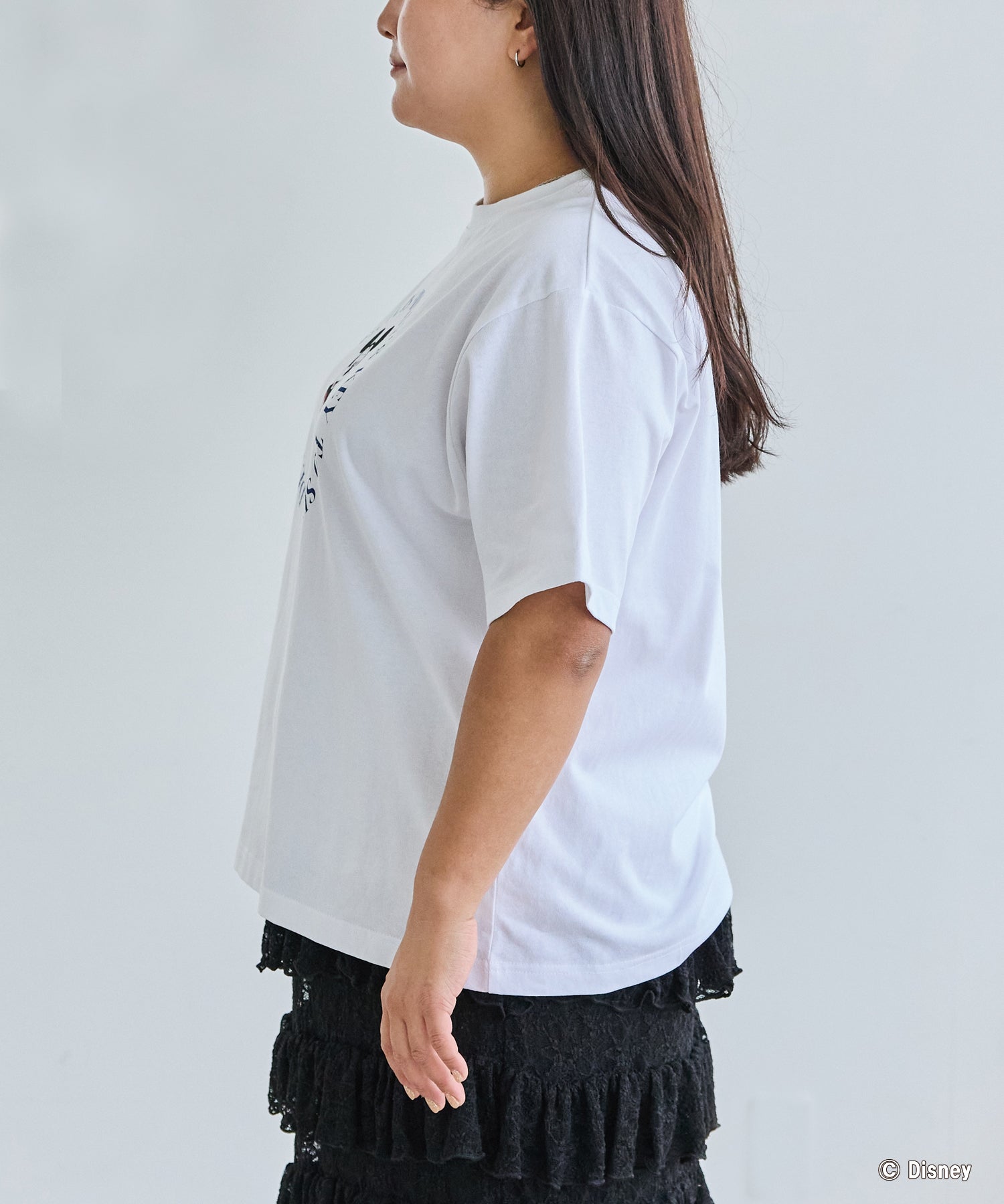 サイド ホワイト model:161cm 着用サイズ:3L