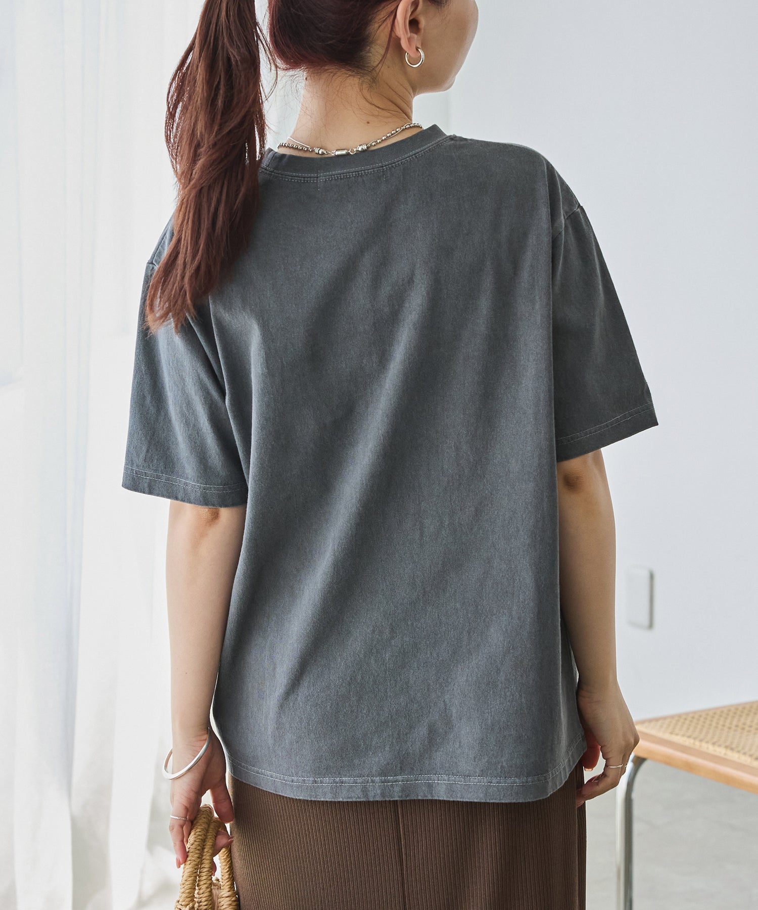 ミッキー/プリントTシャツ