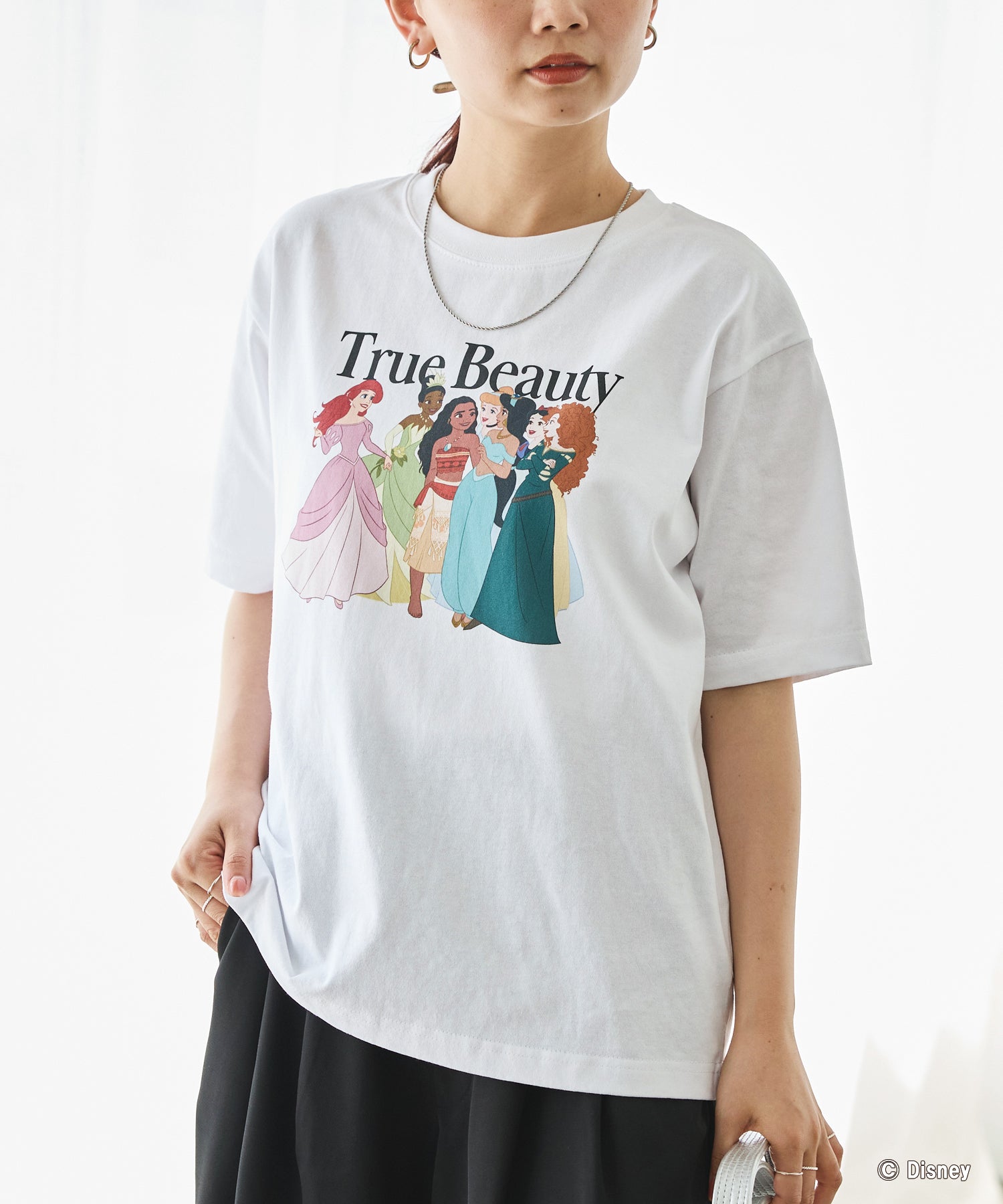 ディズニープリンセス/プリントTシャツ
