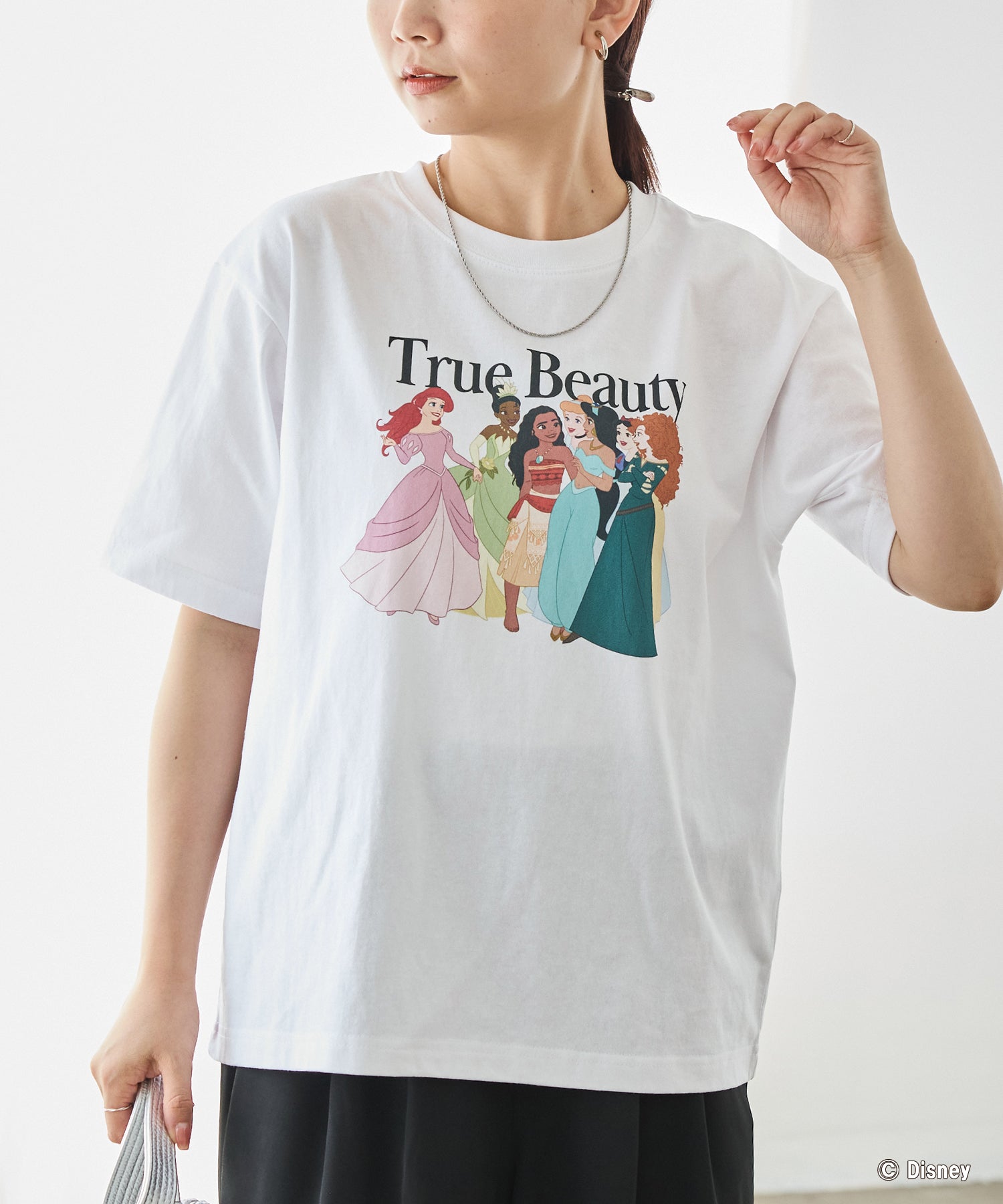 ディズニープリンセス/プリントTシャツ