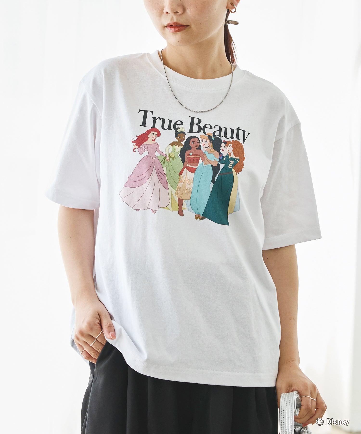 ディズニープリンセス/プリントTシャツ