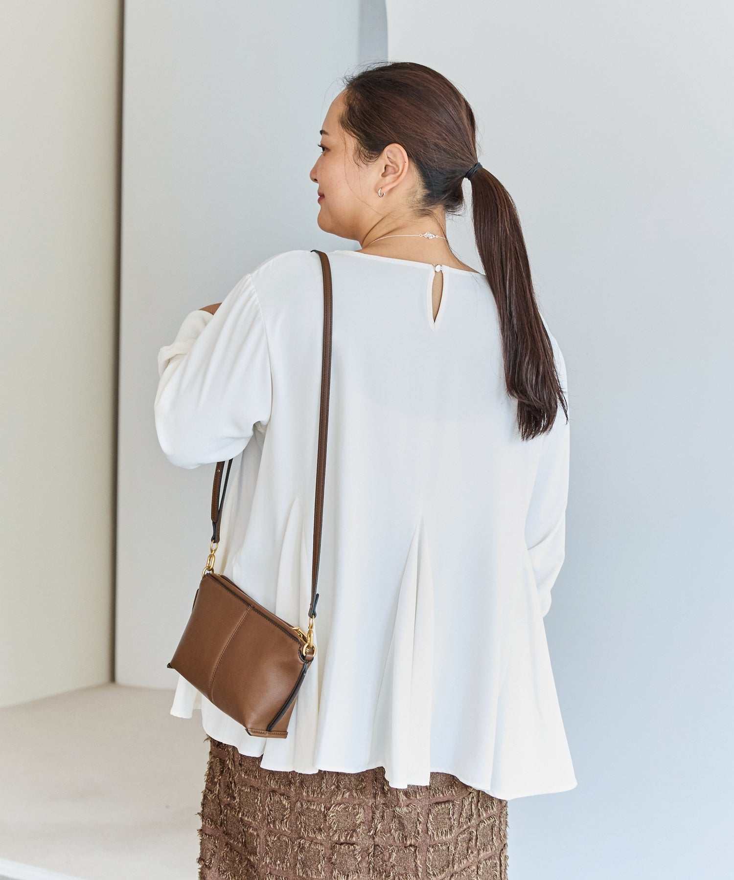オフホワイト model:161cm 着用サイズ:3L
