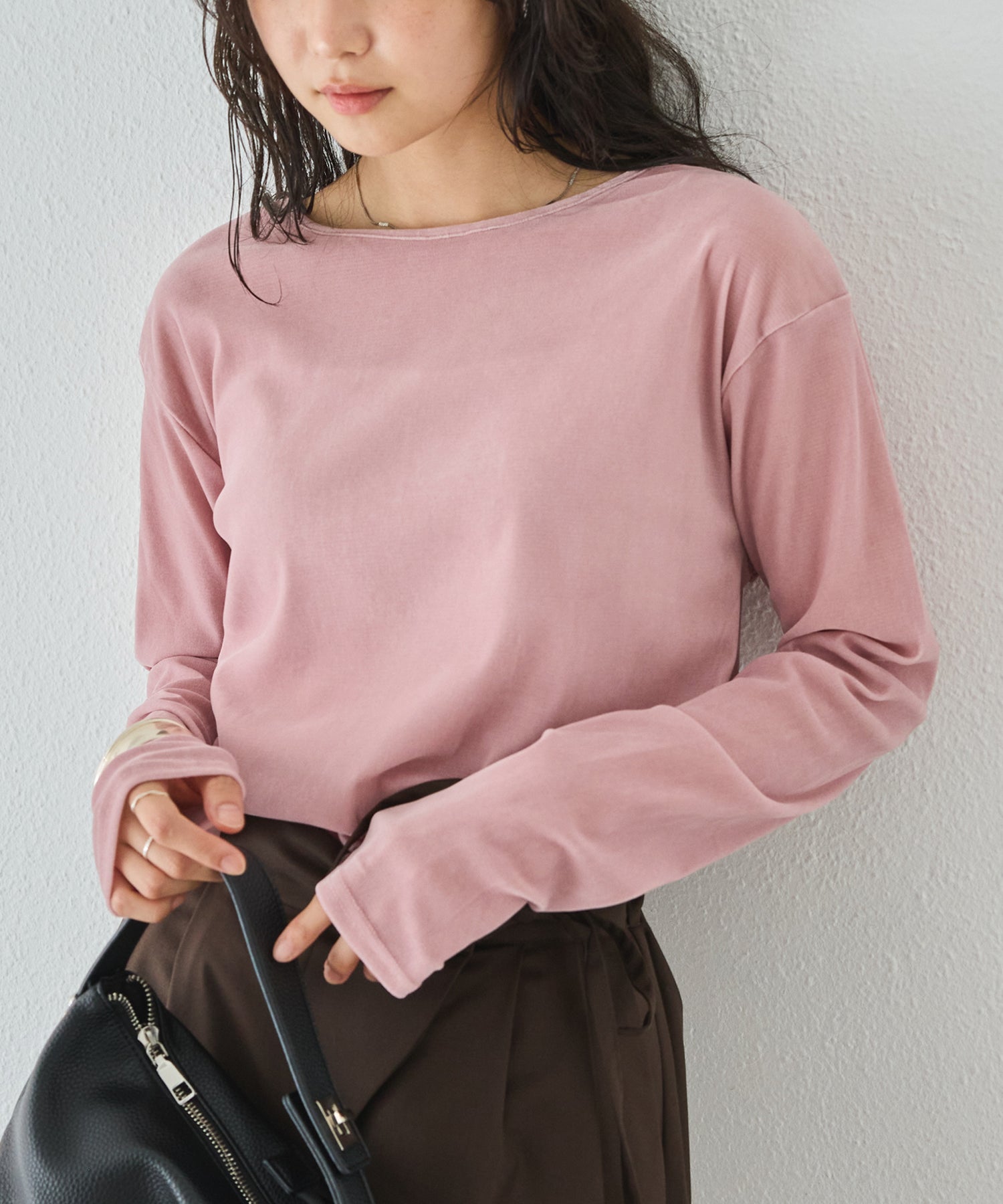 ピンク model:160cm 着用サイズ:M