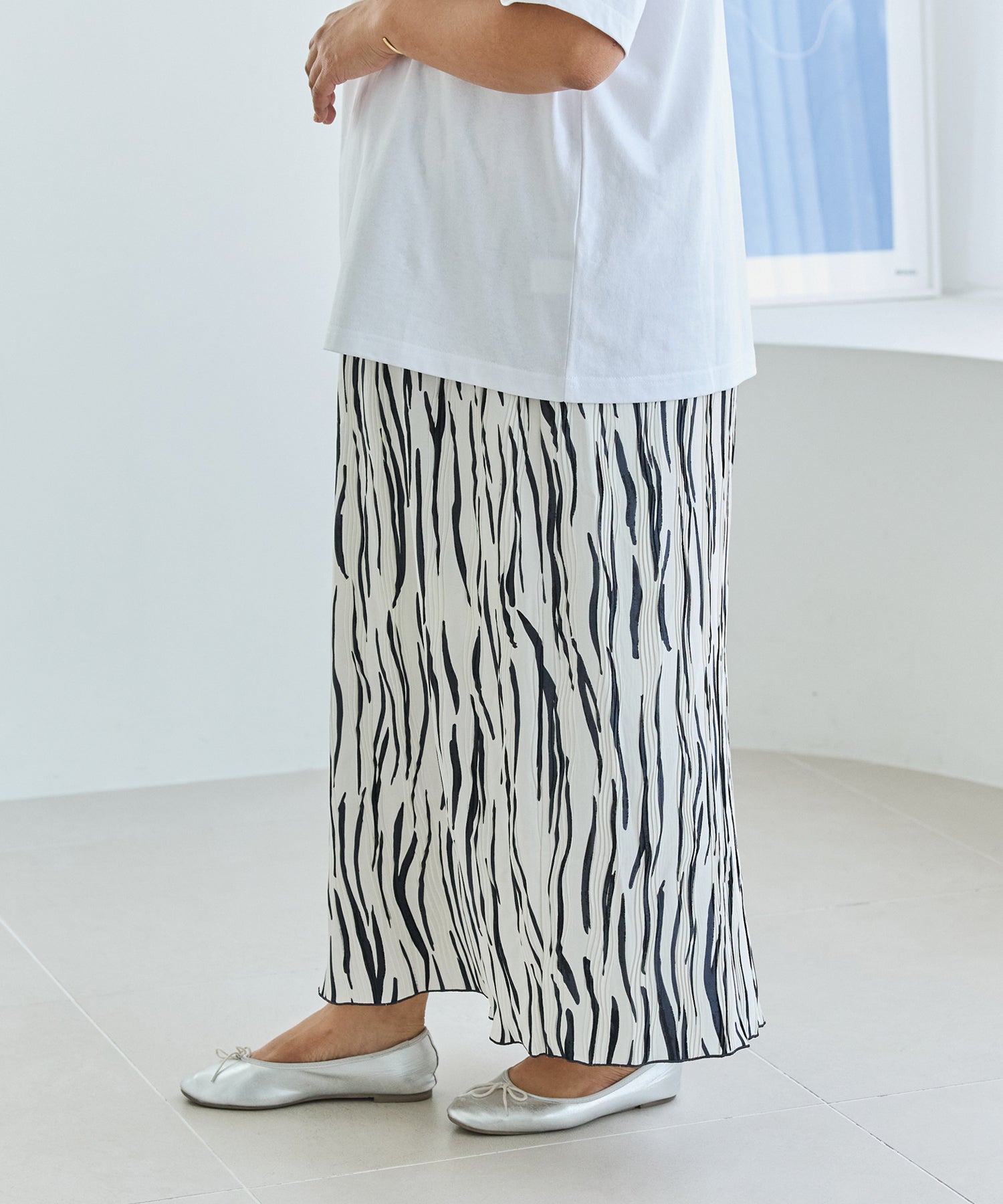 オフホワイト model:161cm 着用サイズ:3L