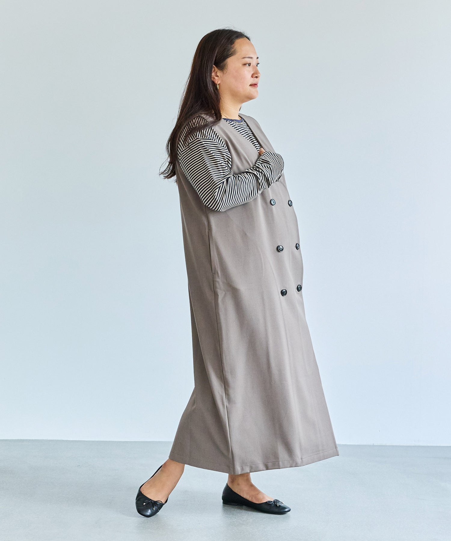 モカ model:161cm 着用サイズ:3L