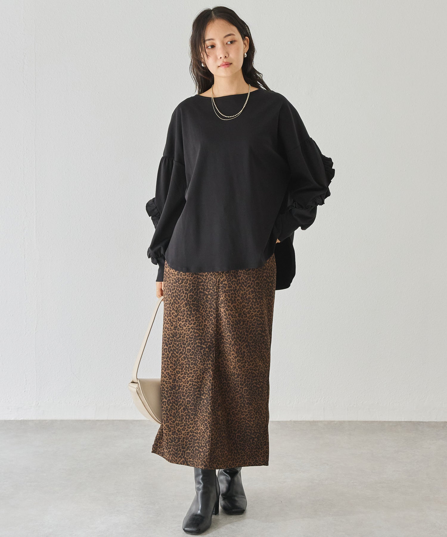 ブラック model:160cm 着用サイズ:M