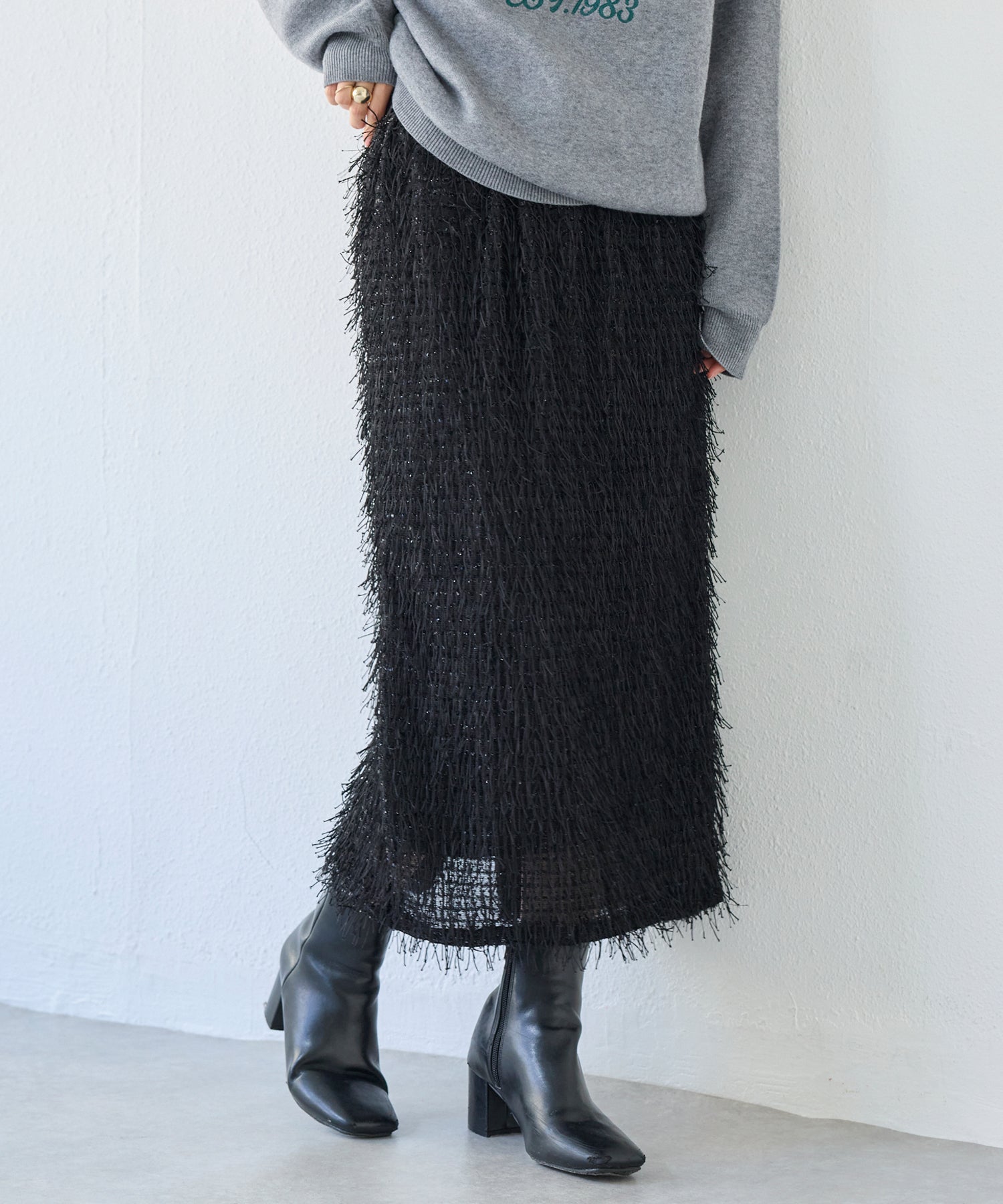 ブラック model:160cm 着用サイズ:M