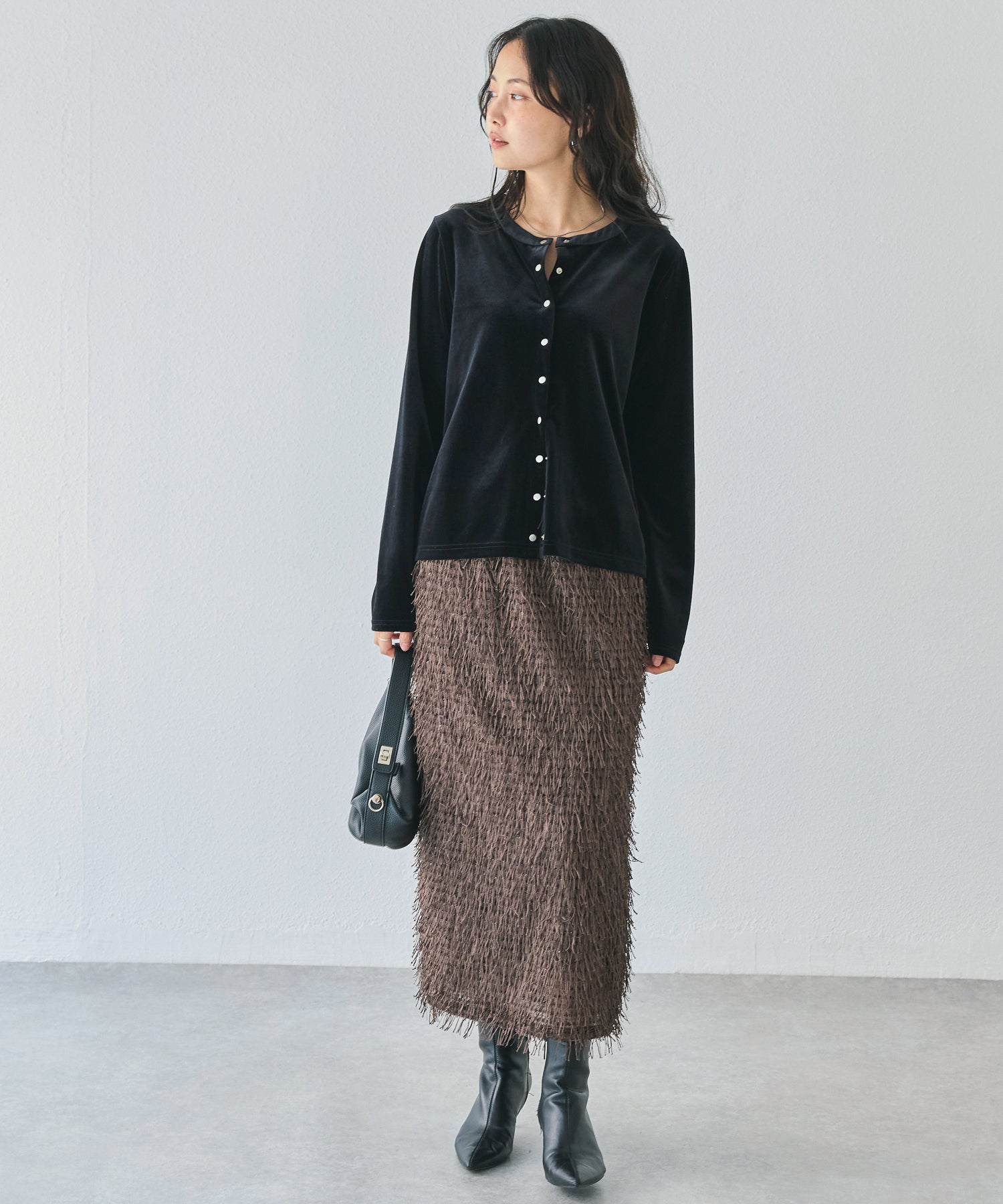 ブラウン model:160cm 着用サイズ:M