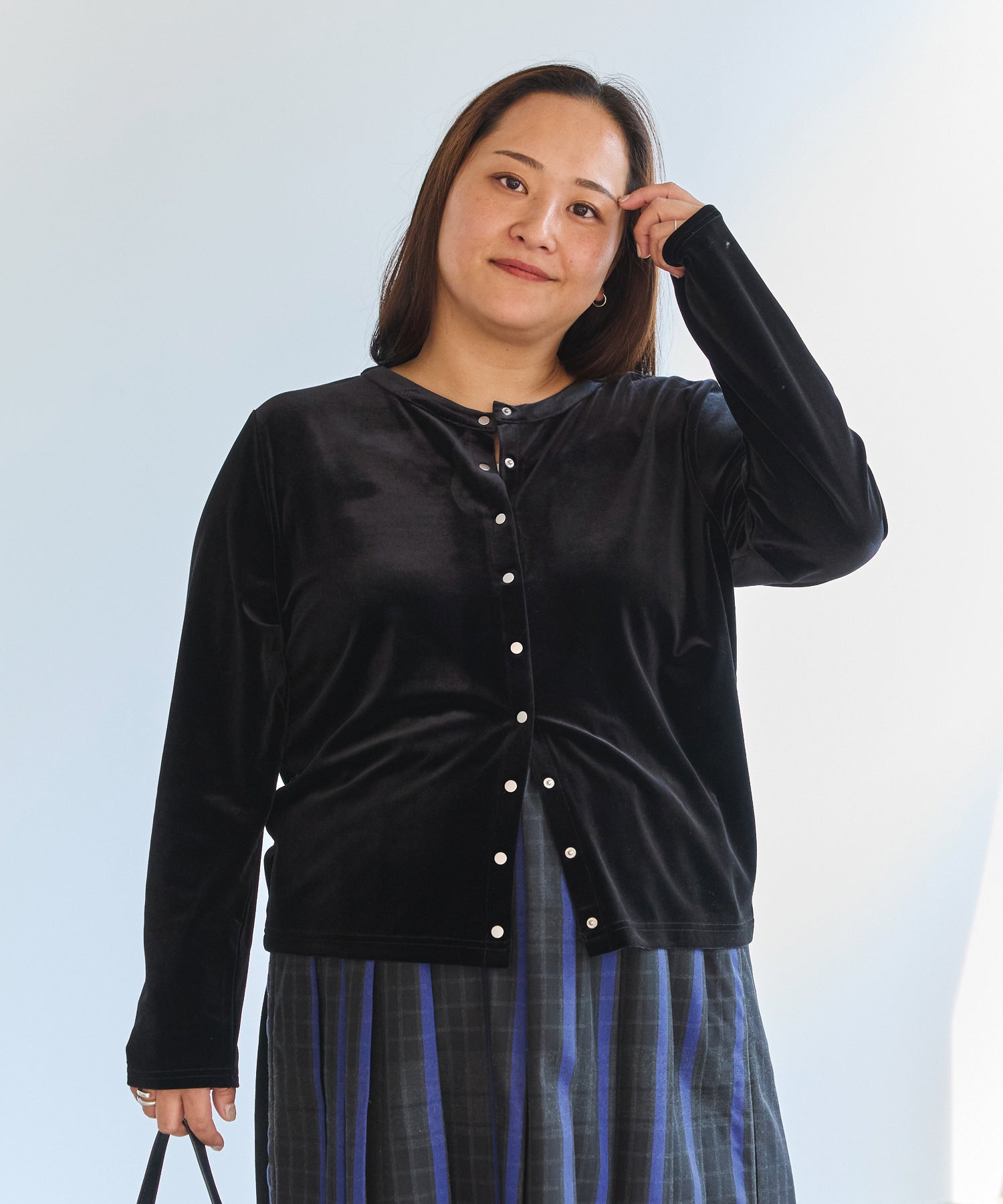 ブラック model:161cm 着用サイズ:3L