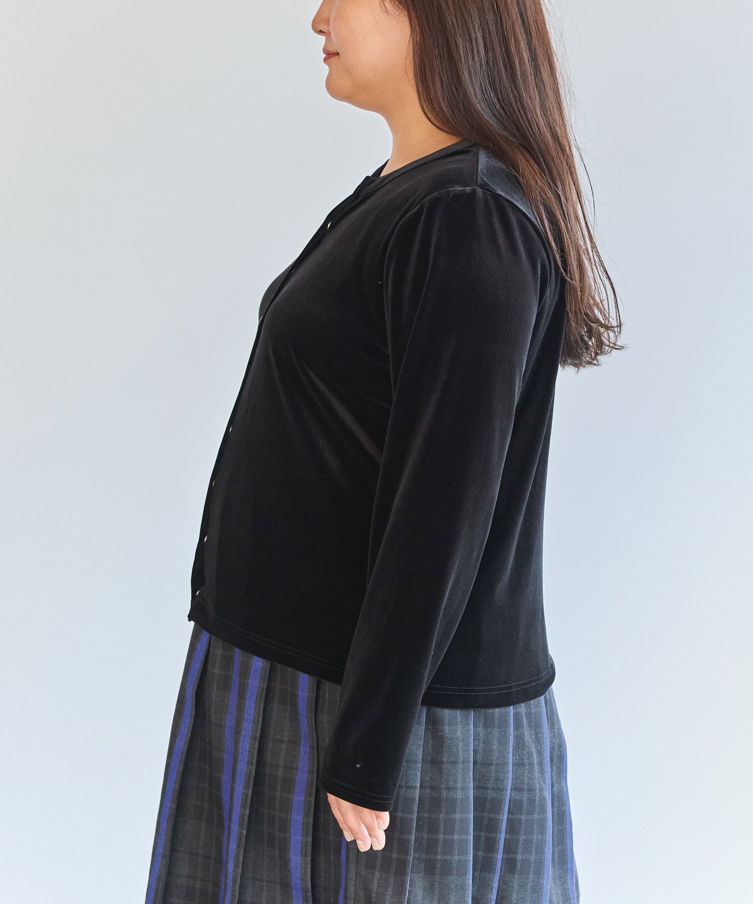 サイド model:161cm 着用サイズ:3L