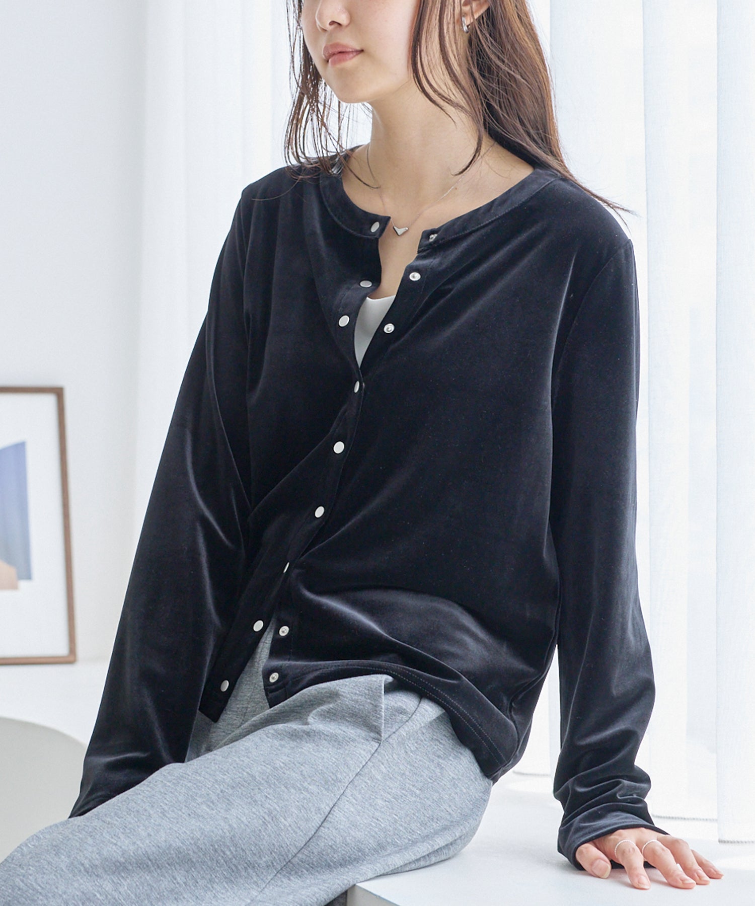ブラック model:160cm 着用サイズ:M
