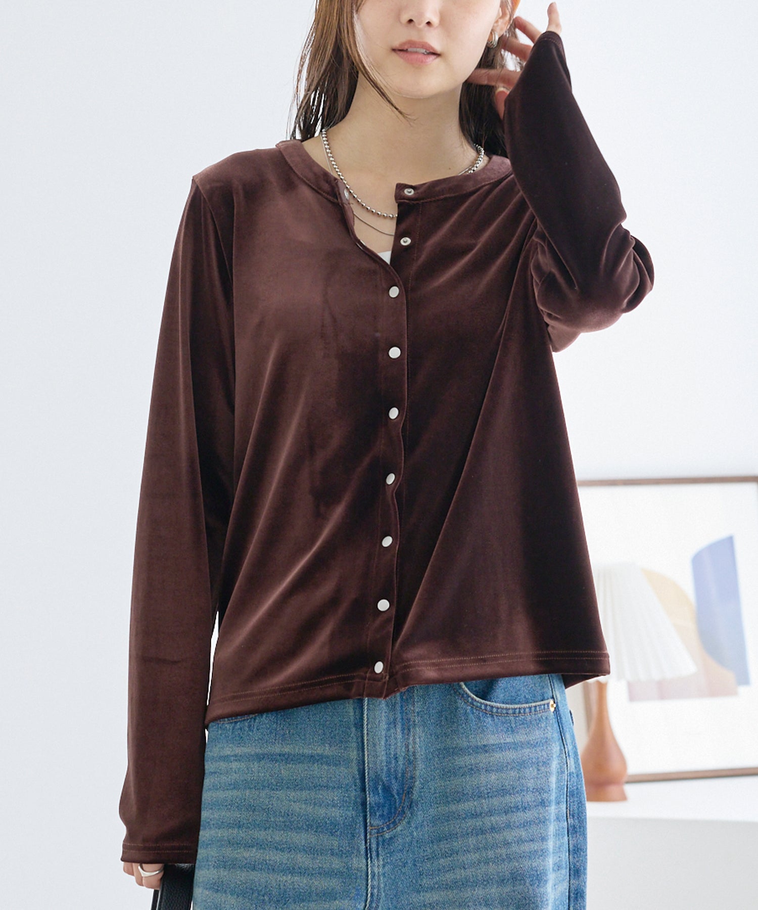 ブラウン model:160cm 着用サイズ:M
