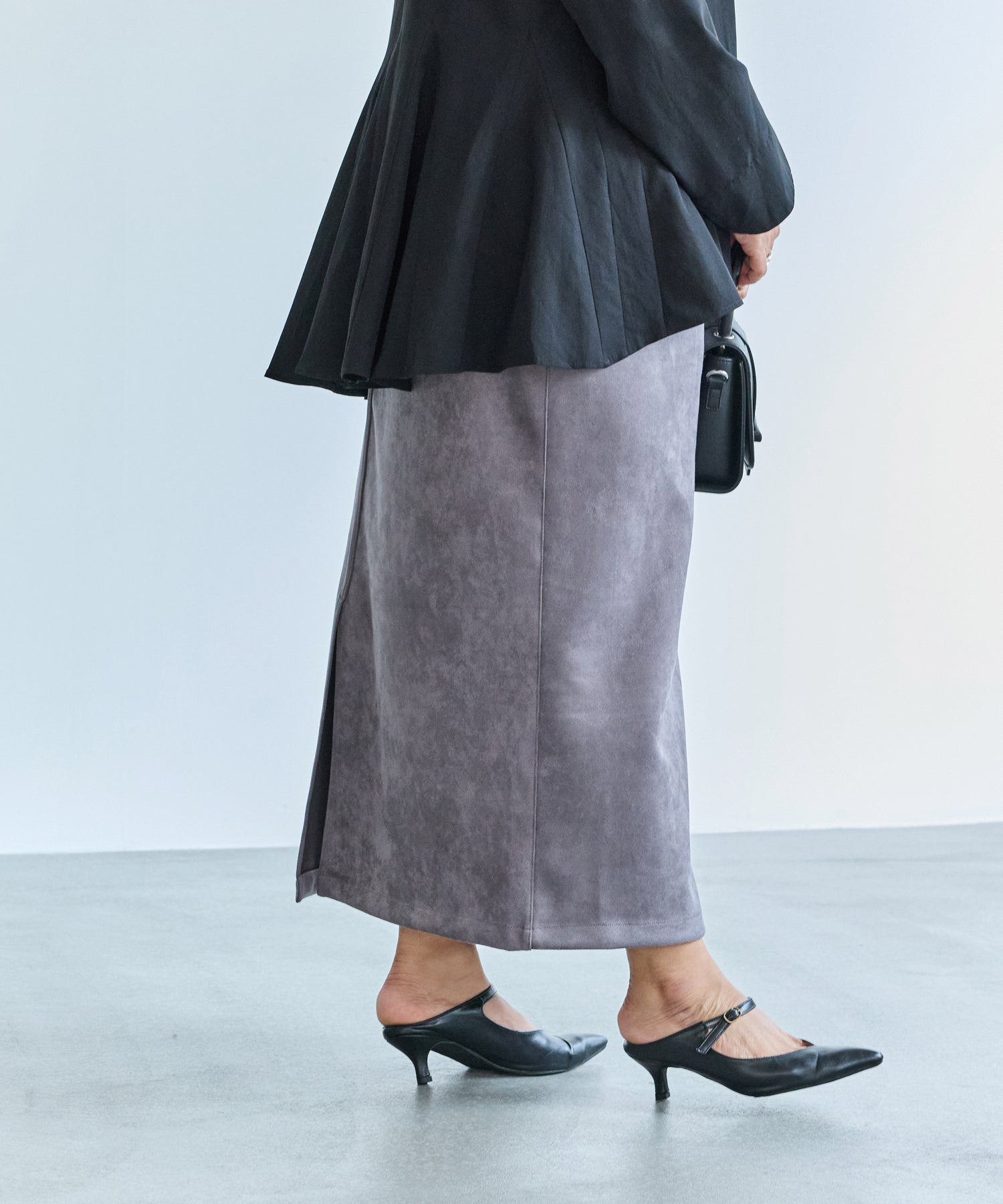 グレー model:161cm 着用サイズ:3L