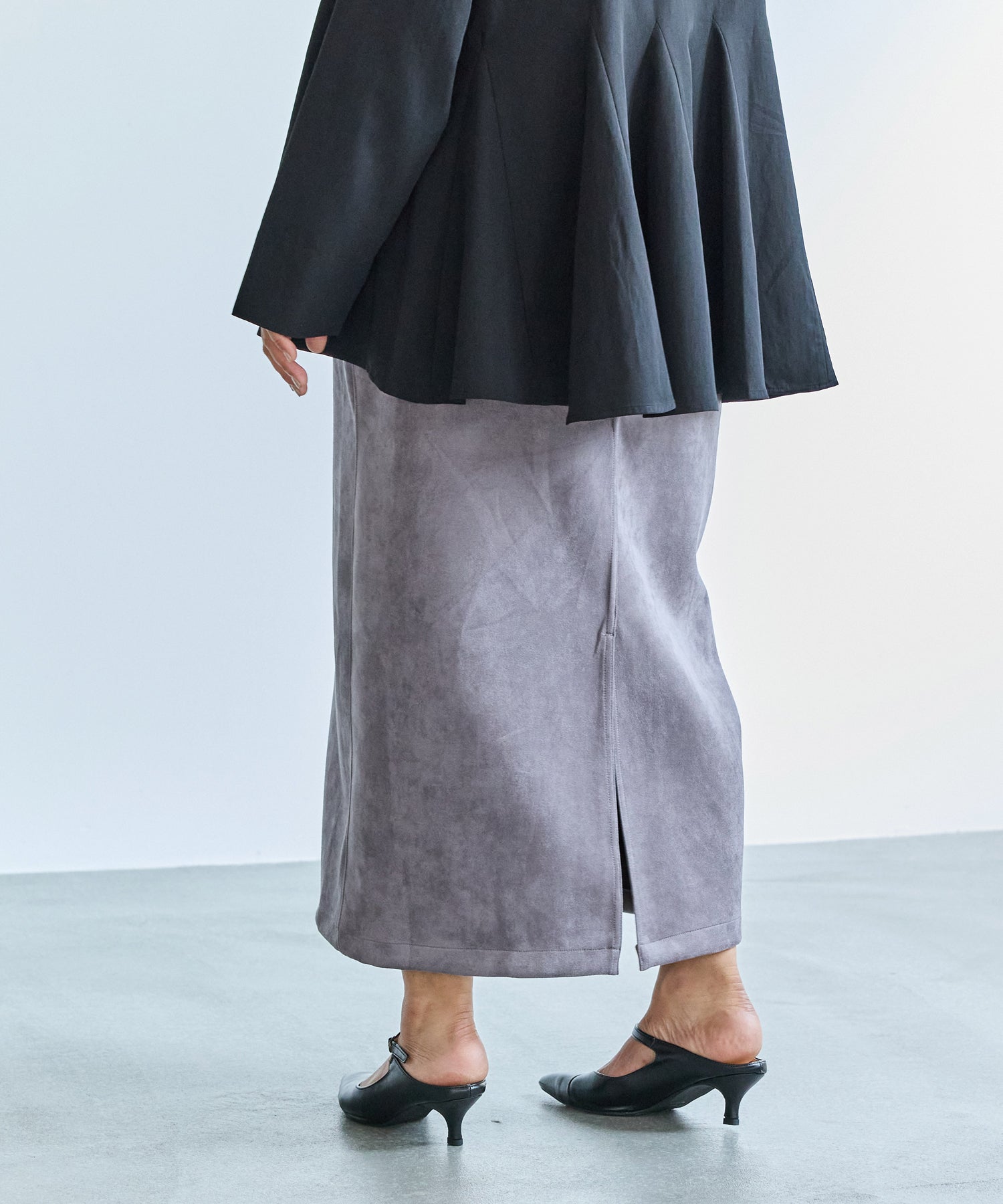 グレー model:161cm 着用サイズ:3L