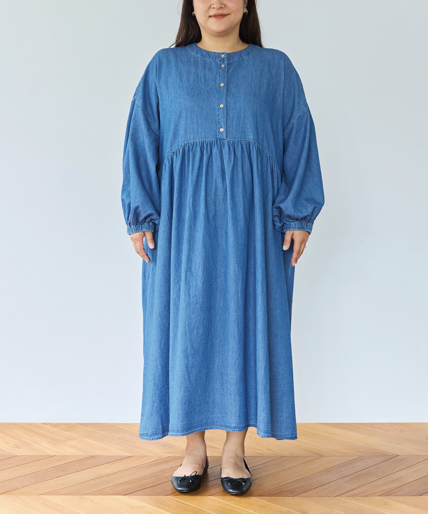 フロント model:161cm 着用サイズ:3L