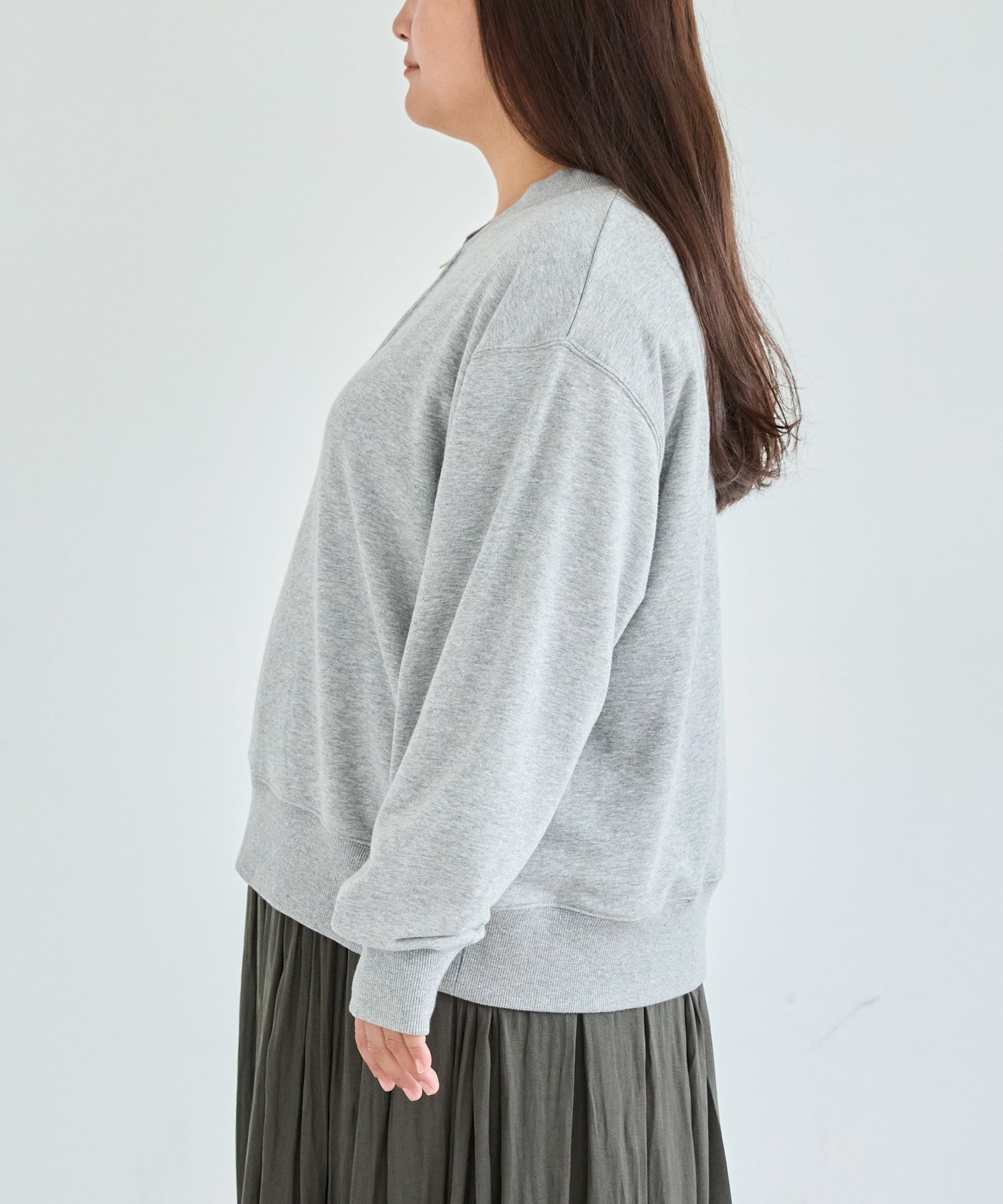 サイド model:161cm 着用サイズ:3L