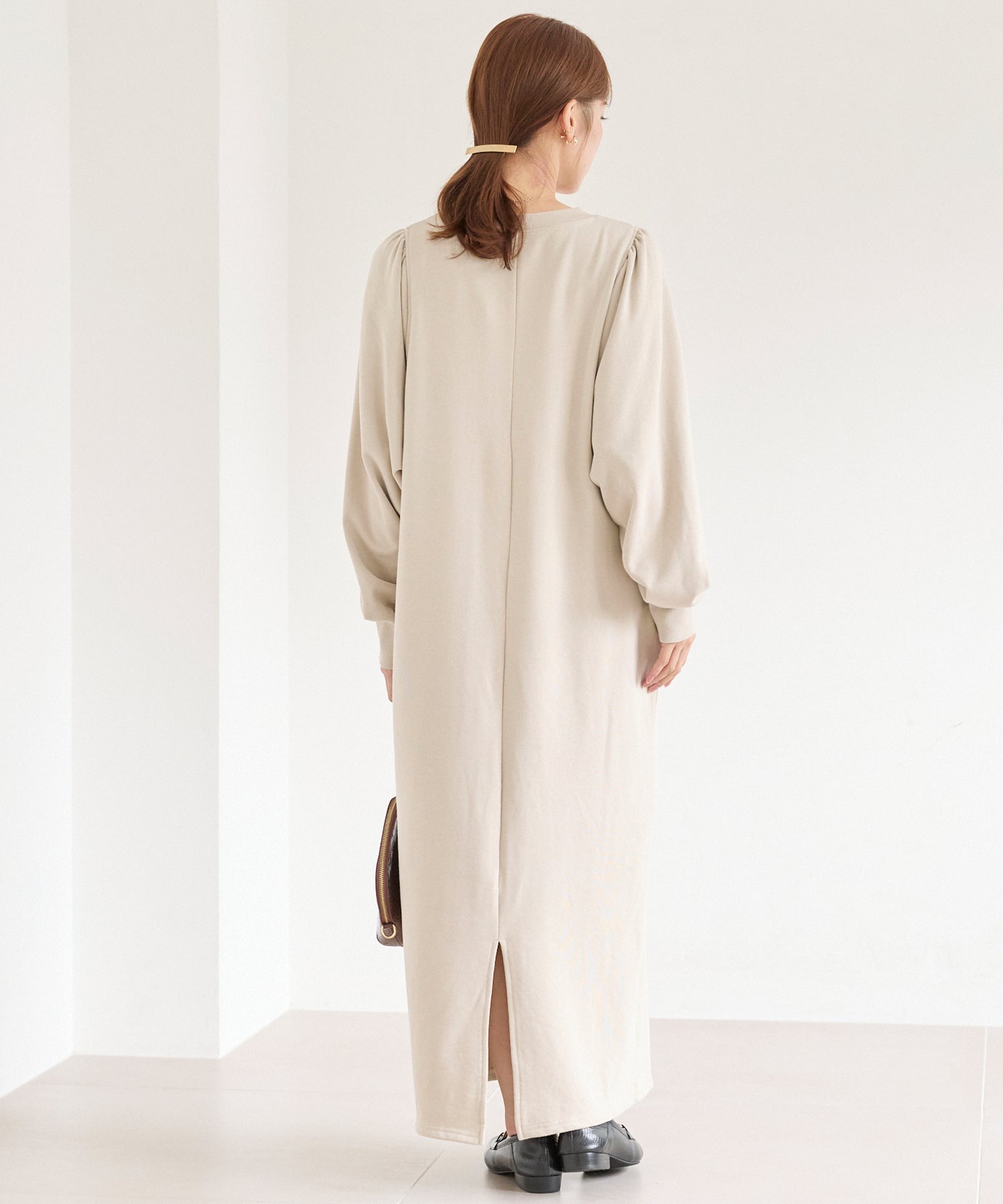 【好機能シリーズ】吸湿発熱/静電気防止/発熱裏毛ワンピース