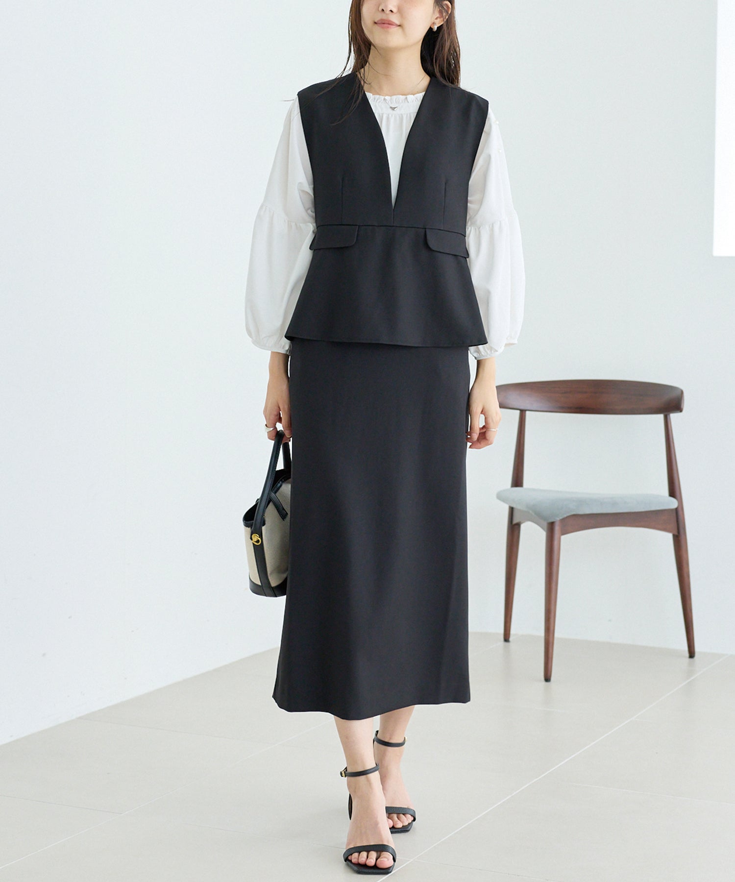 ブラック model:160cm 着用サイズ:M