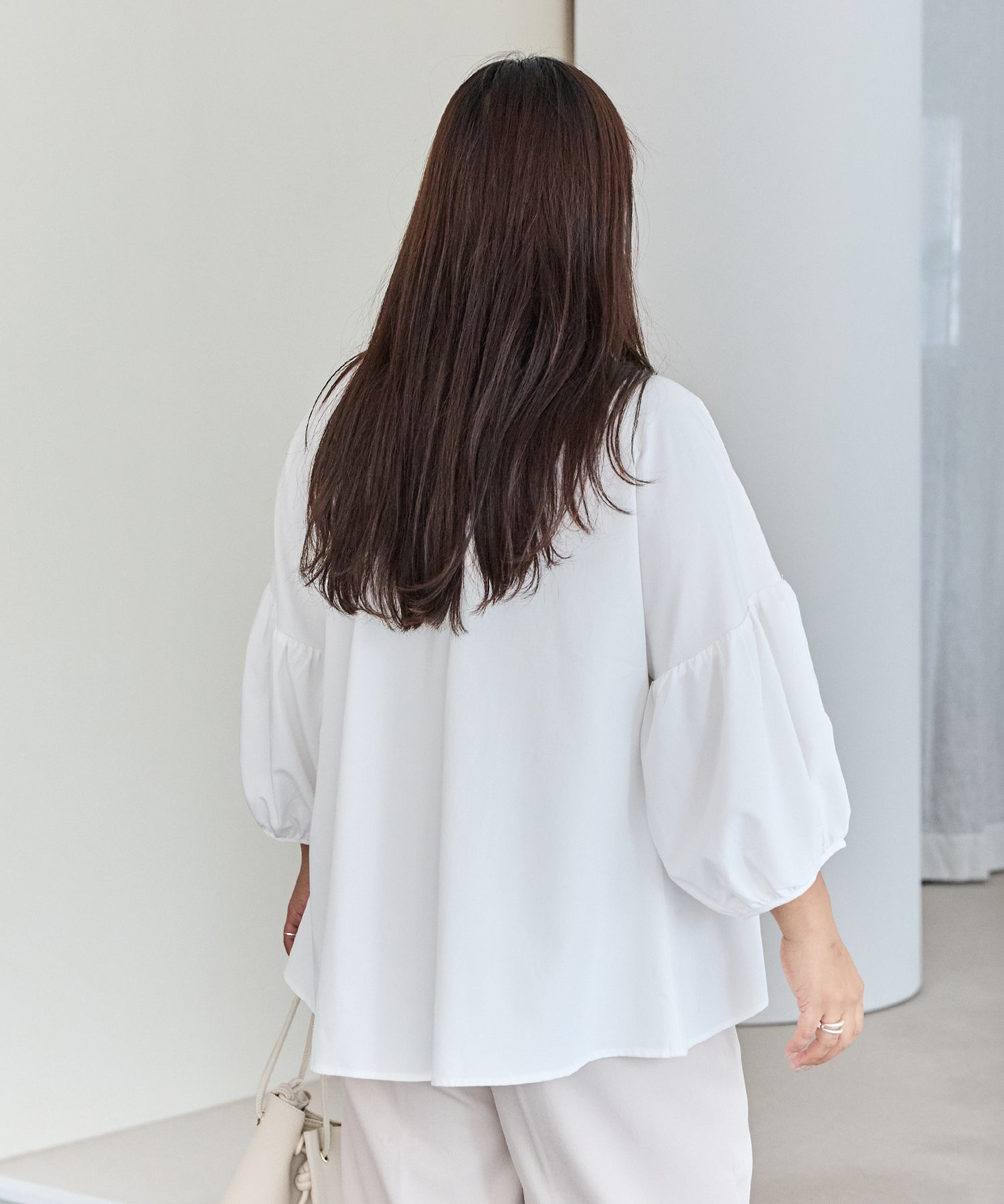 オフホワイト model:161cm 着用サイズ:3L