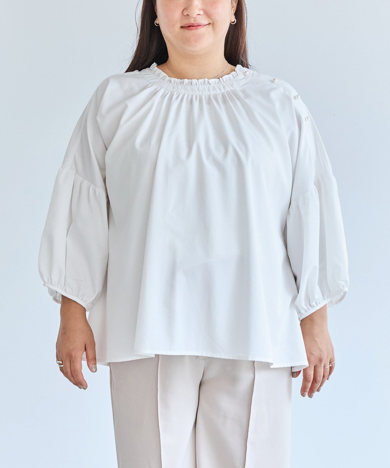 フロント model:161cm 着用サイズ:3L