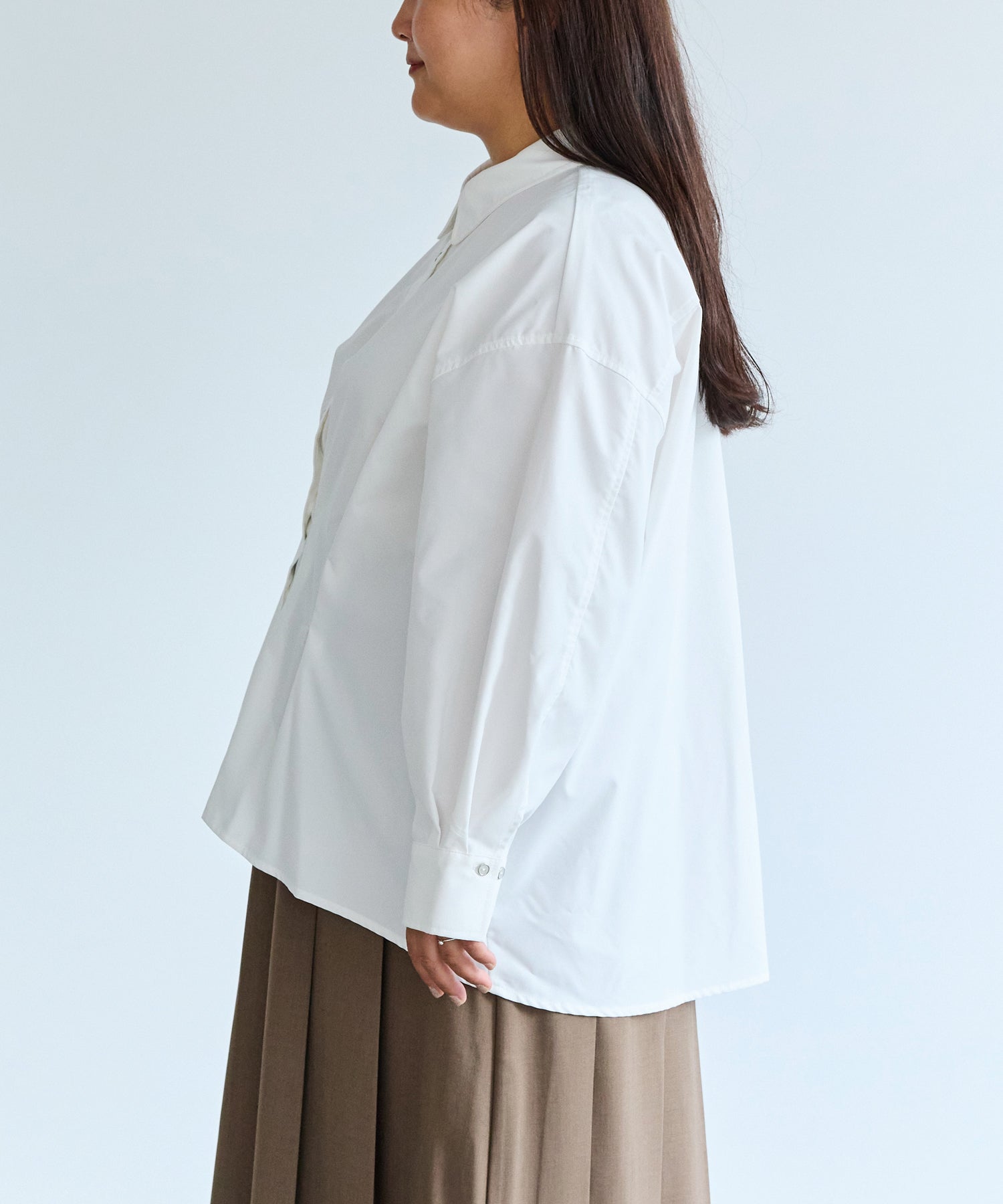 サイド model:161cm 着用サイズ:3L