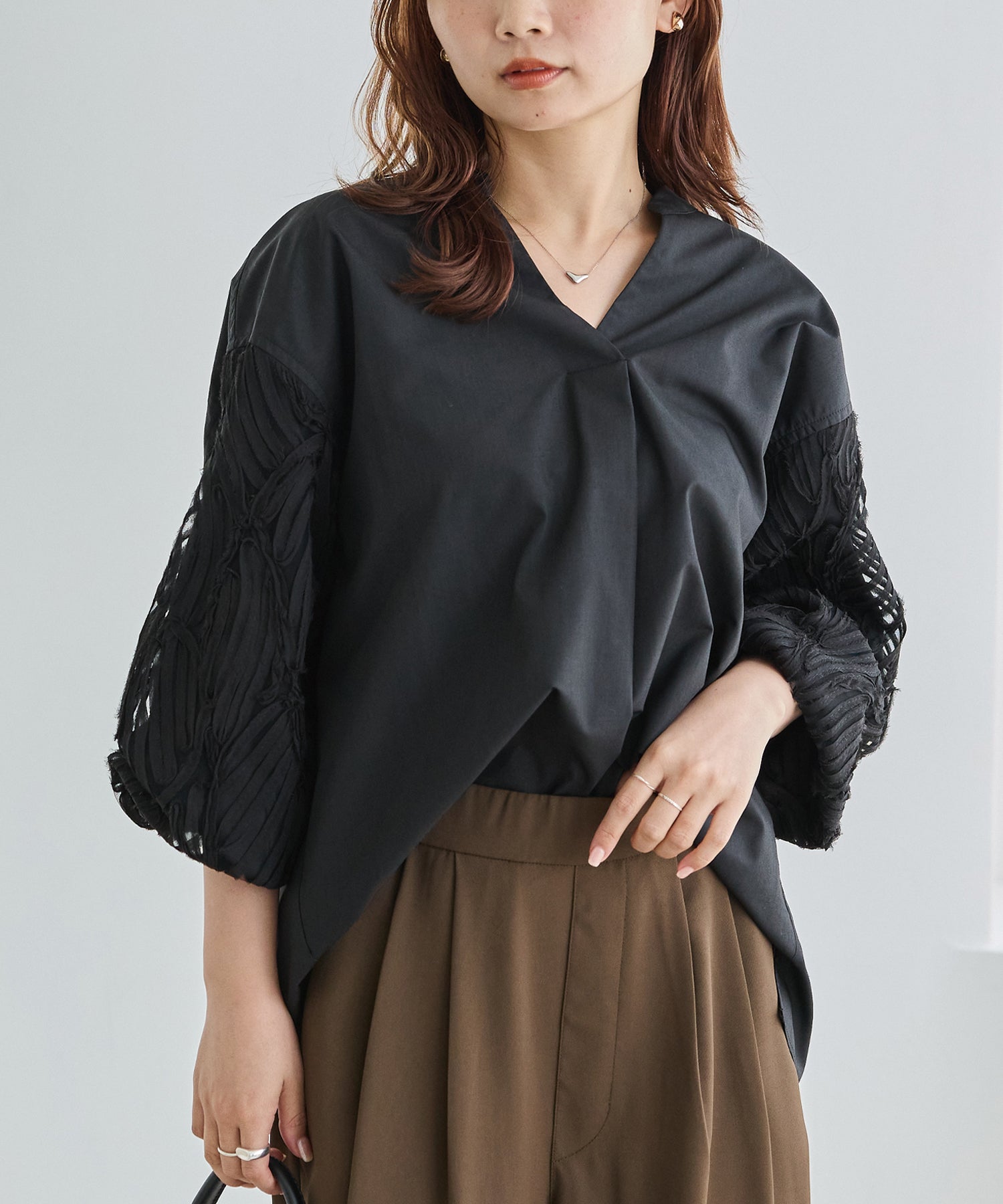 ブラック model:156cm 着用サイズ:M