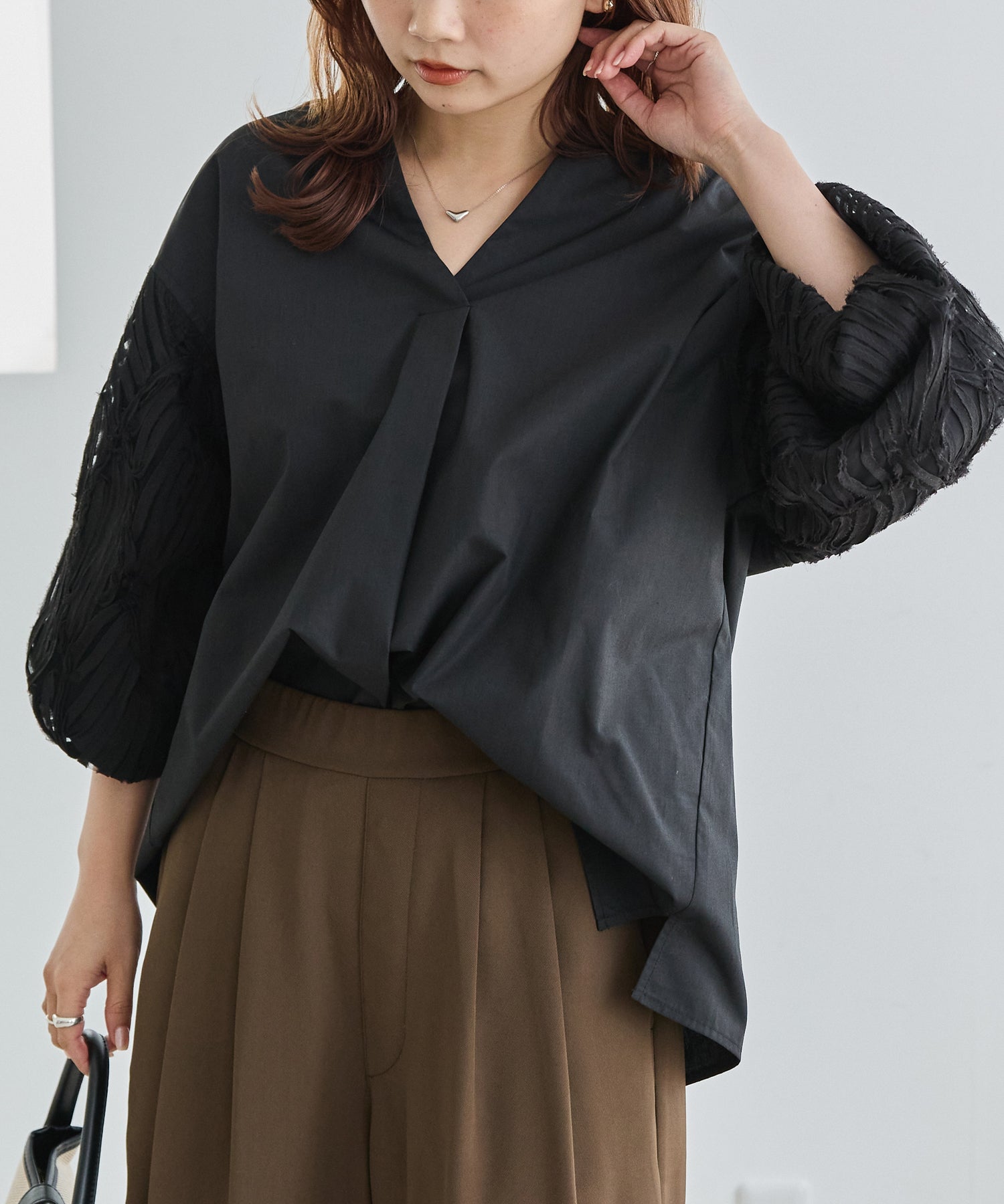 ブラック model:156cm 着用サイズ:M