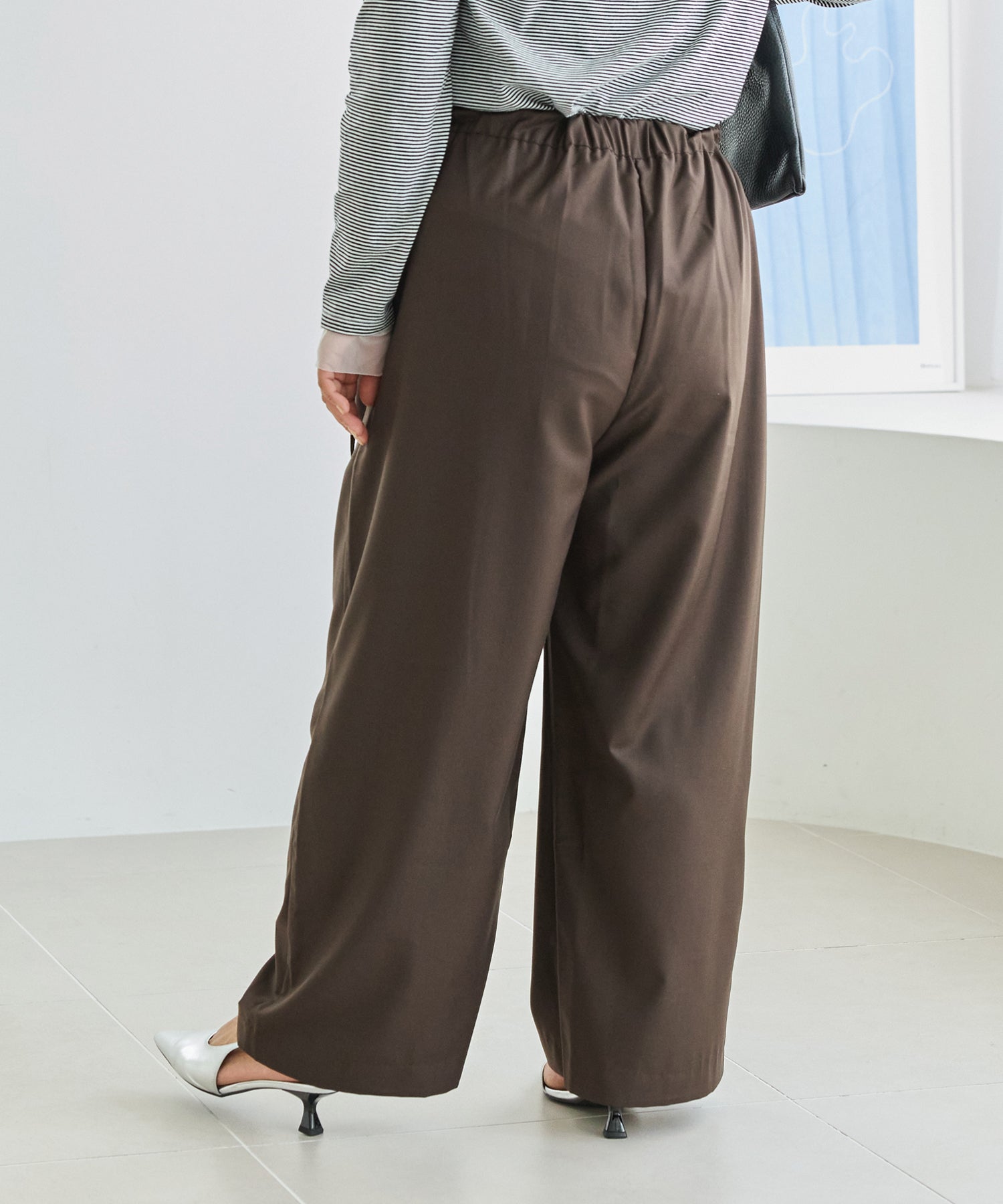 ブラウン model:161cm 着用サイズ:3L
